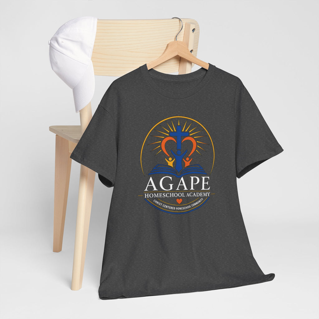 Adult Agape Homeschool Academy Logo Tee