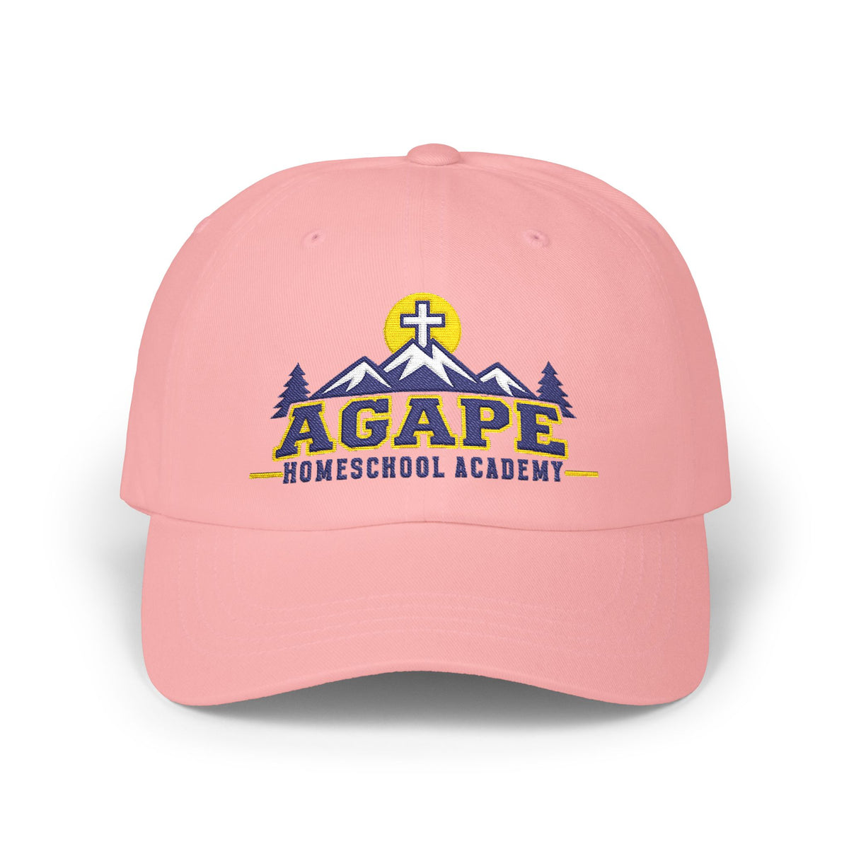 Agape Homeschool Academy Embroidered Mountain Dad Hat
