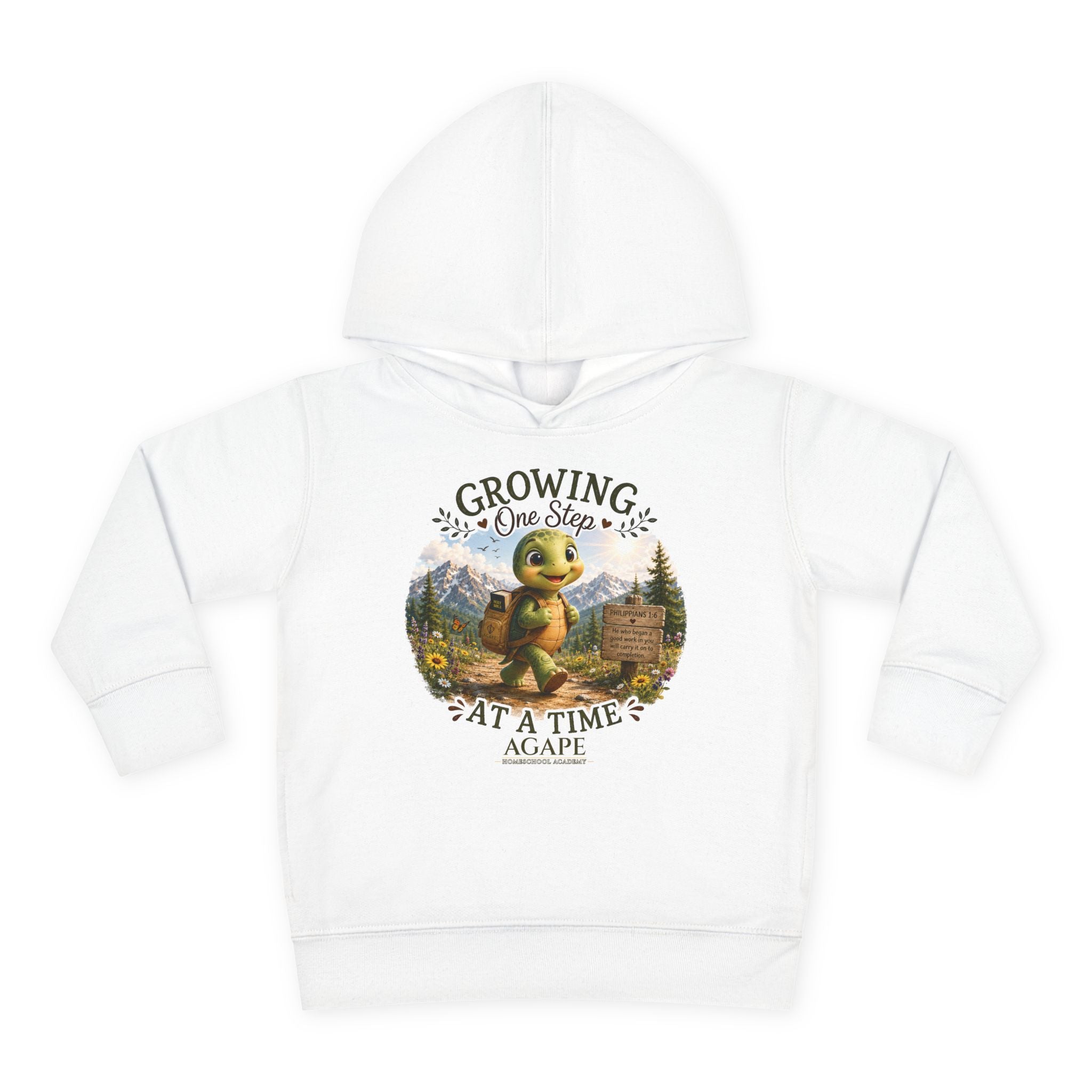 Tots Growing One Step At A Time Pullover Hoodie
