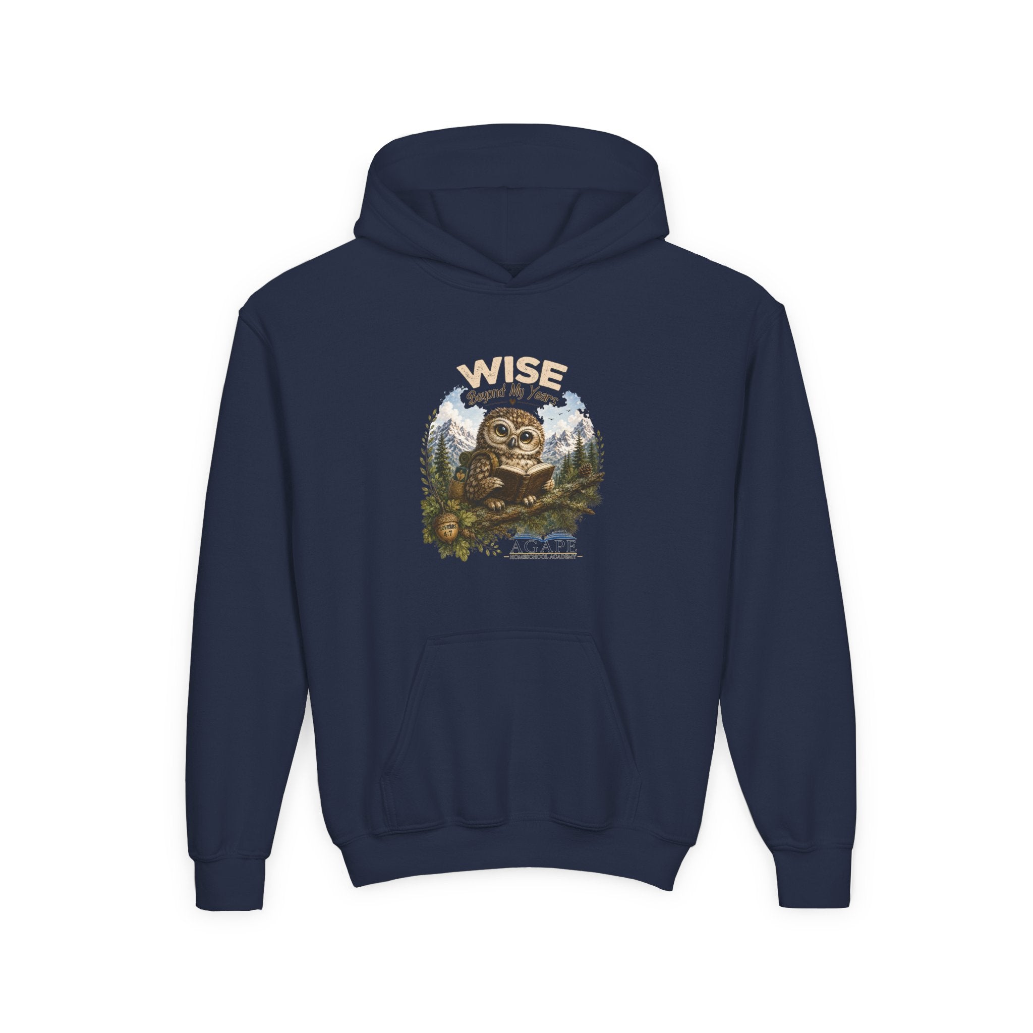 Doves Agape Christian Academy Owl Pullover Hoodie