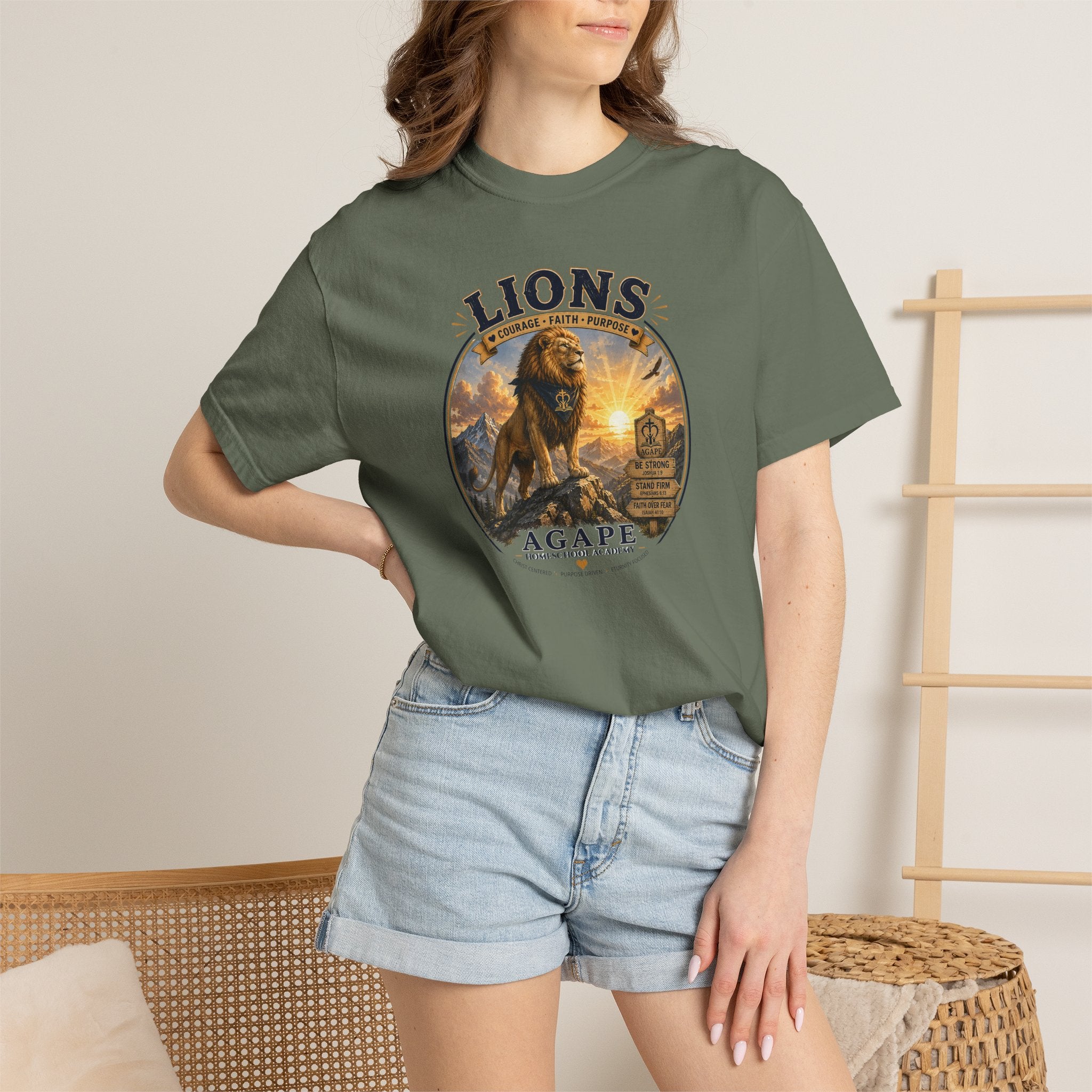 Lions Agape Homeschool Academy Tee
