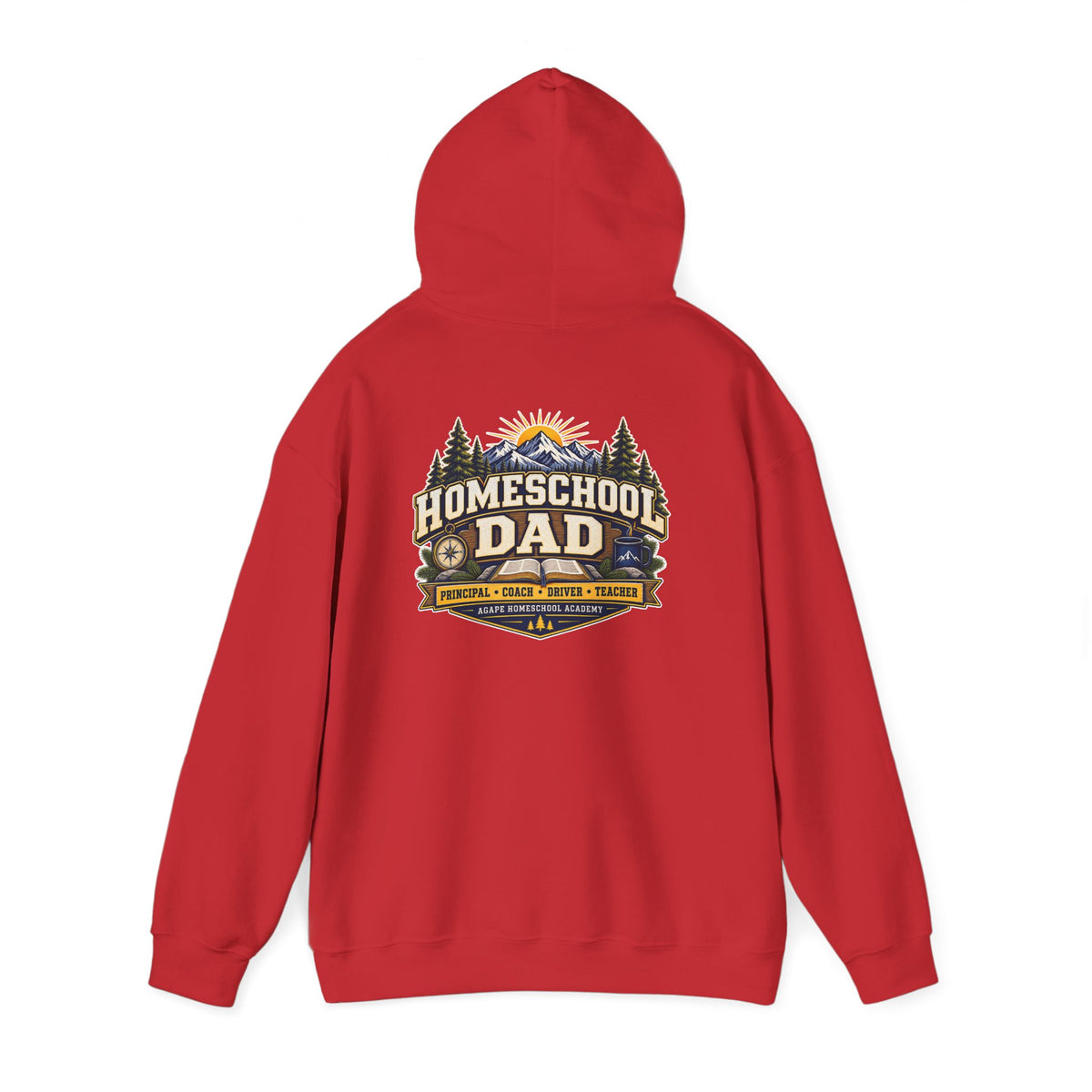 Agape Homeschool Academy Dad Pullover Hoodie