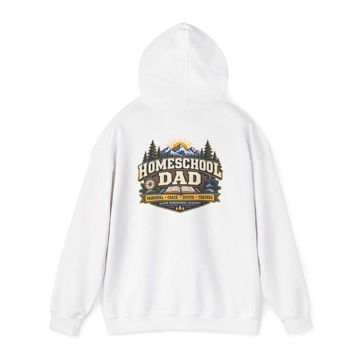 Agape Homeschool Academy Dad Pullover Hoodie