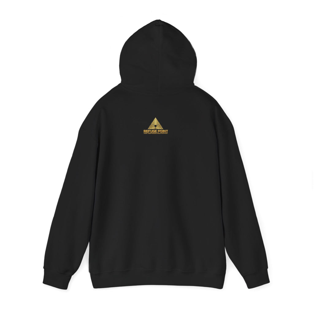 Refuge Point - Volunteer Serving Those Who Serve Hoodie, First Responder Support Pullover Hoodie