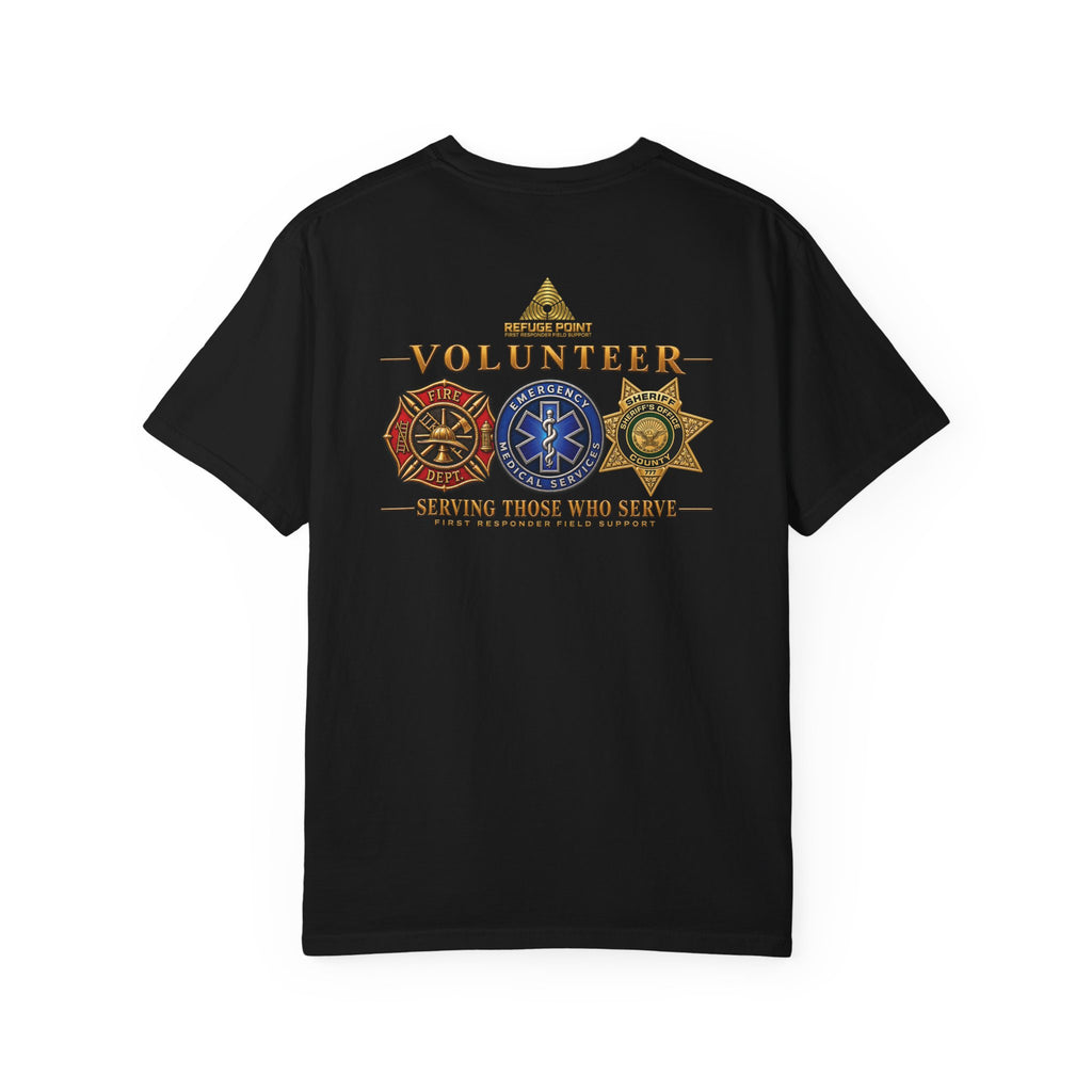 Refuge Point - First Responder Volunteer T-Shirt, Refuge Point Volunteer First Responder Support Team Apparel