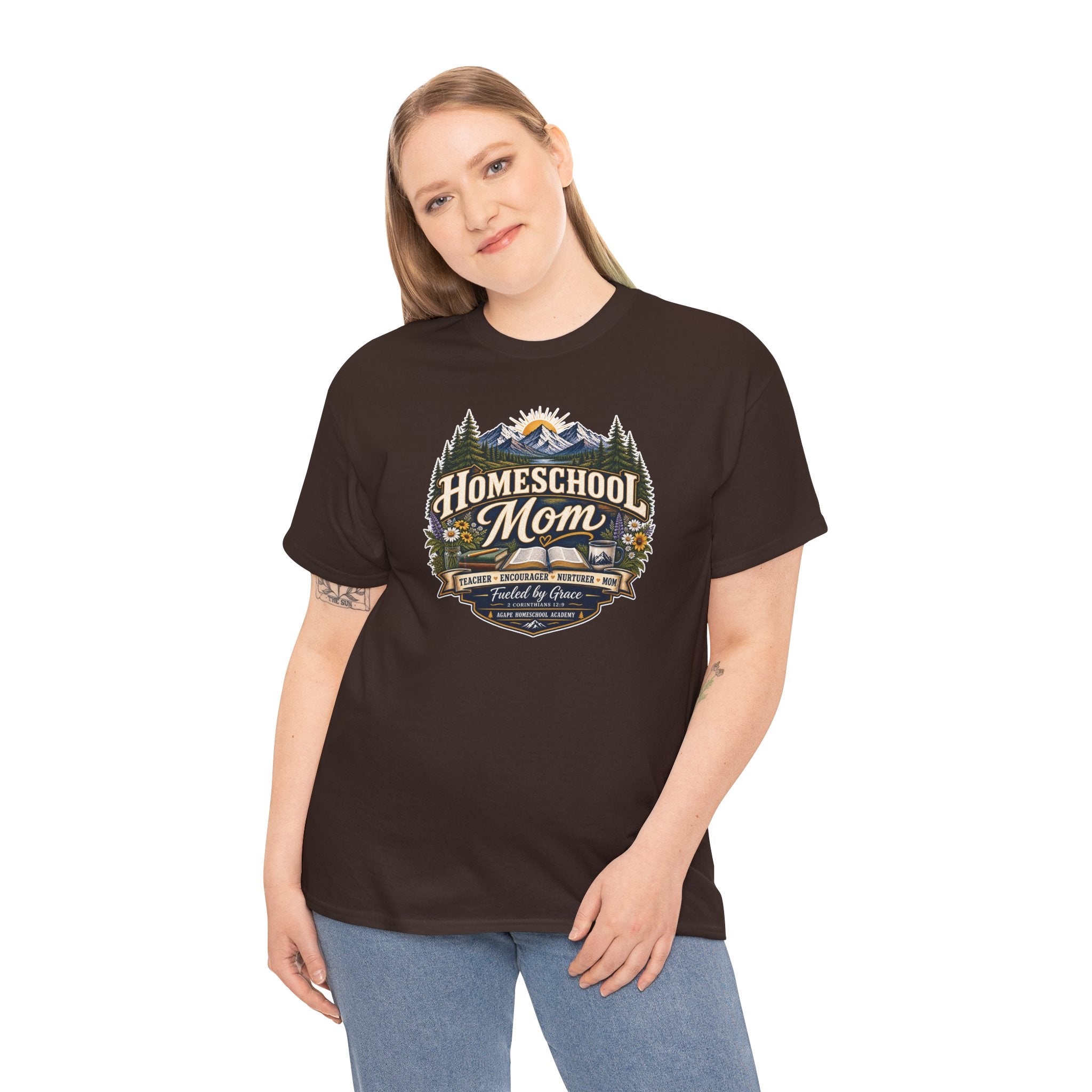 Agape Homeschool Academy Mom T-Shirt