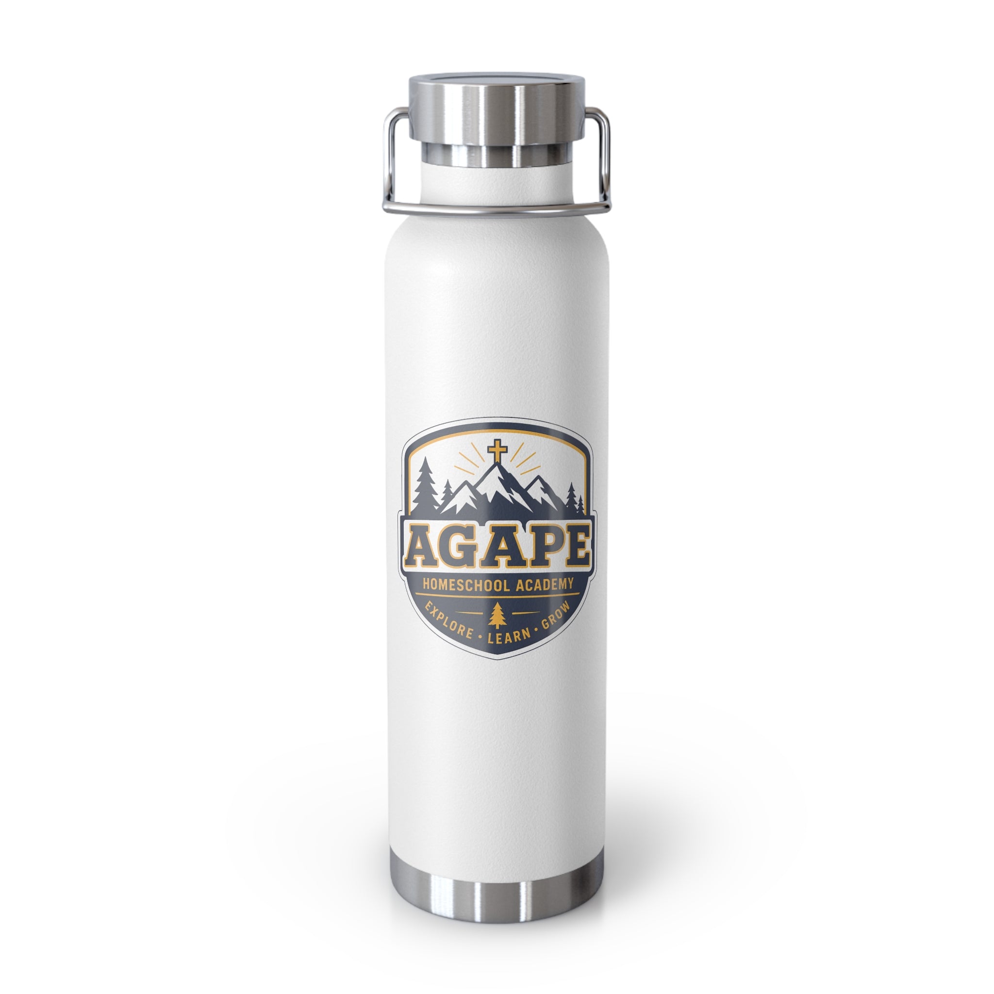 Agape Homeschool Academy 22oz Insulated Water Bottle