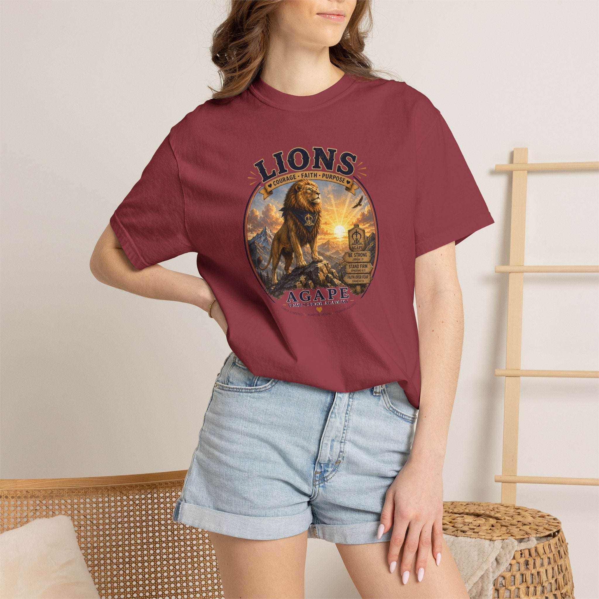 Lions Agape Homeschool Academy Tee