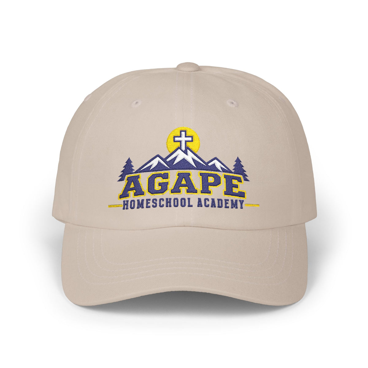 Agape Homeschool Academy Embroidered Mountain Dad Hat