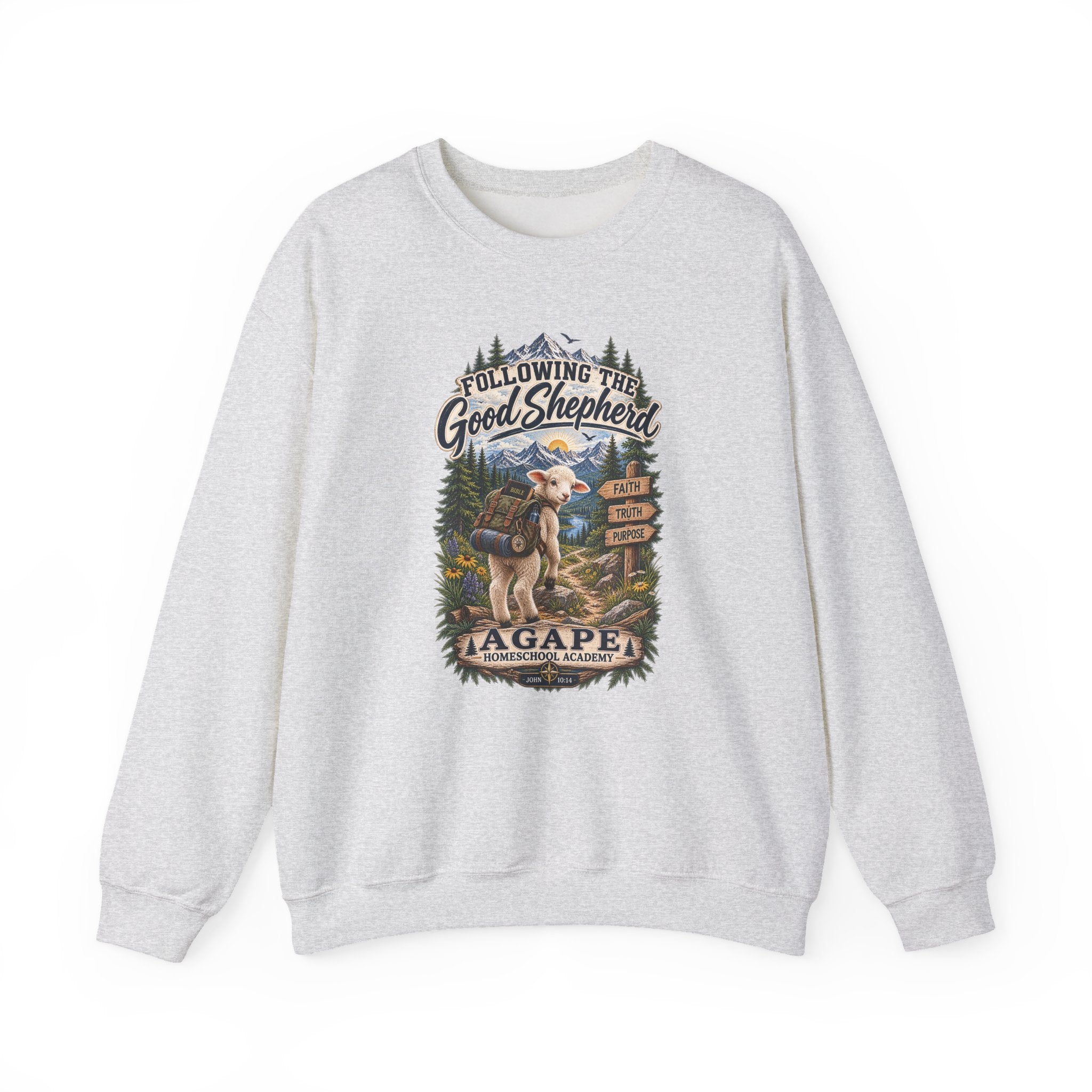 Lambs Agape Homeschool Academy Good Shepherd Sweatshirt