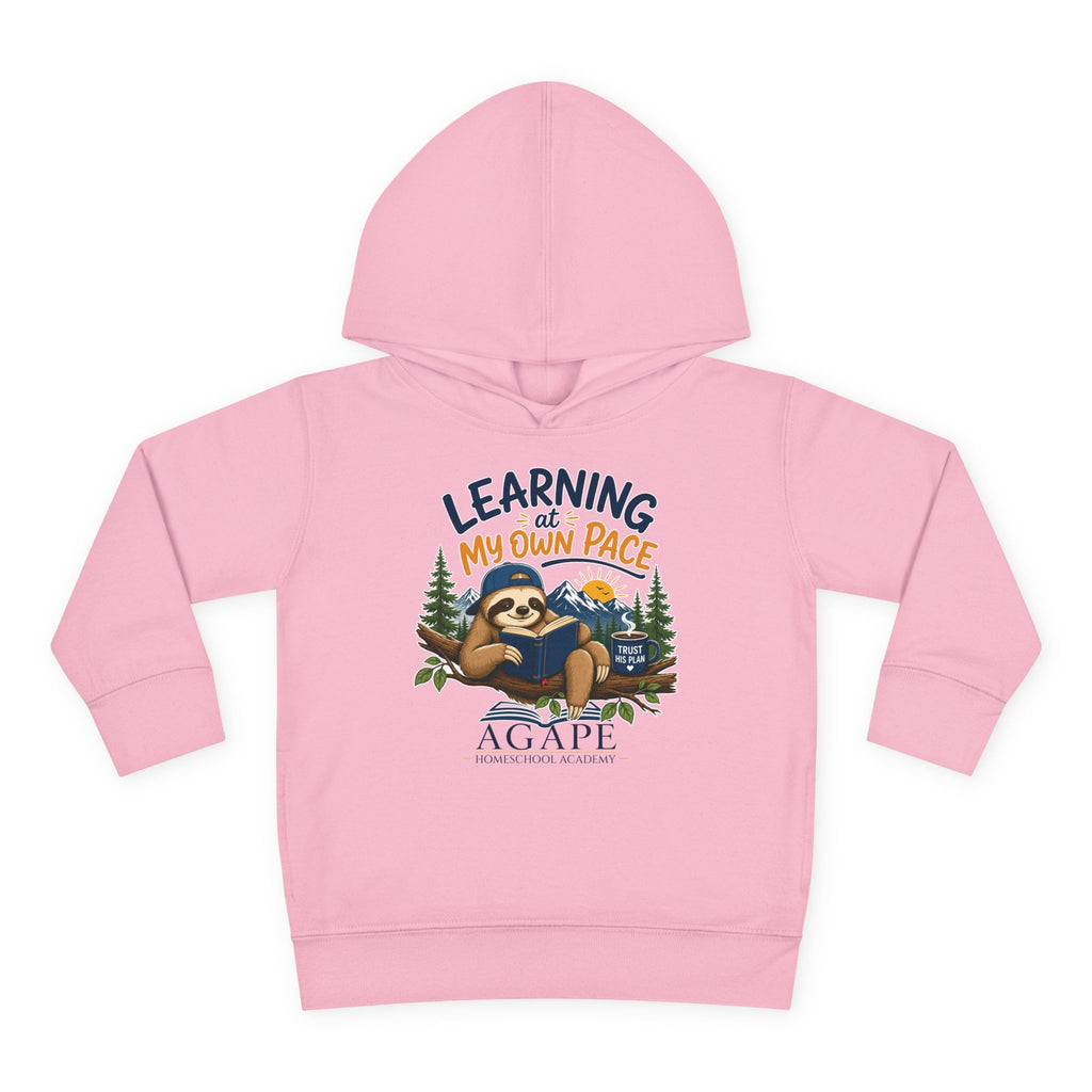Tots Learning At My Own Pace Sloth Pullover Hoodie