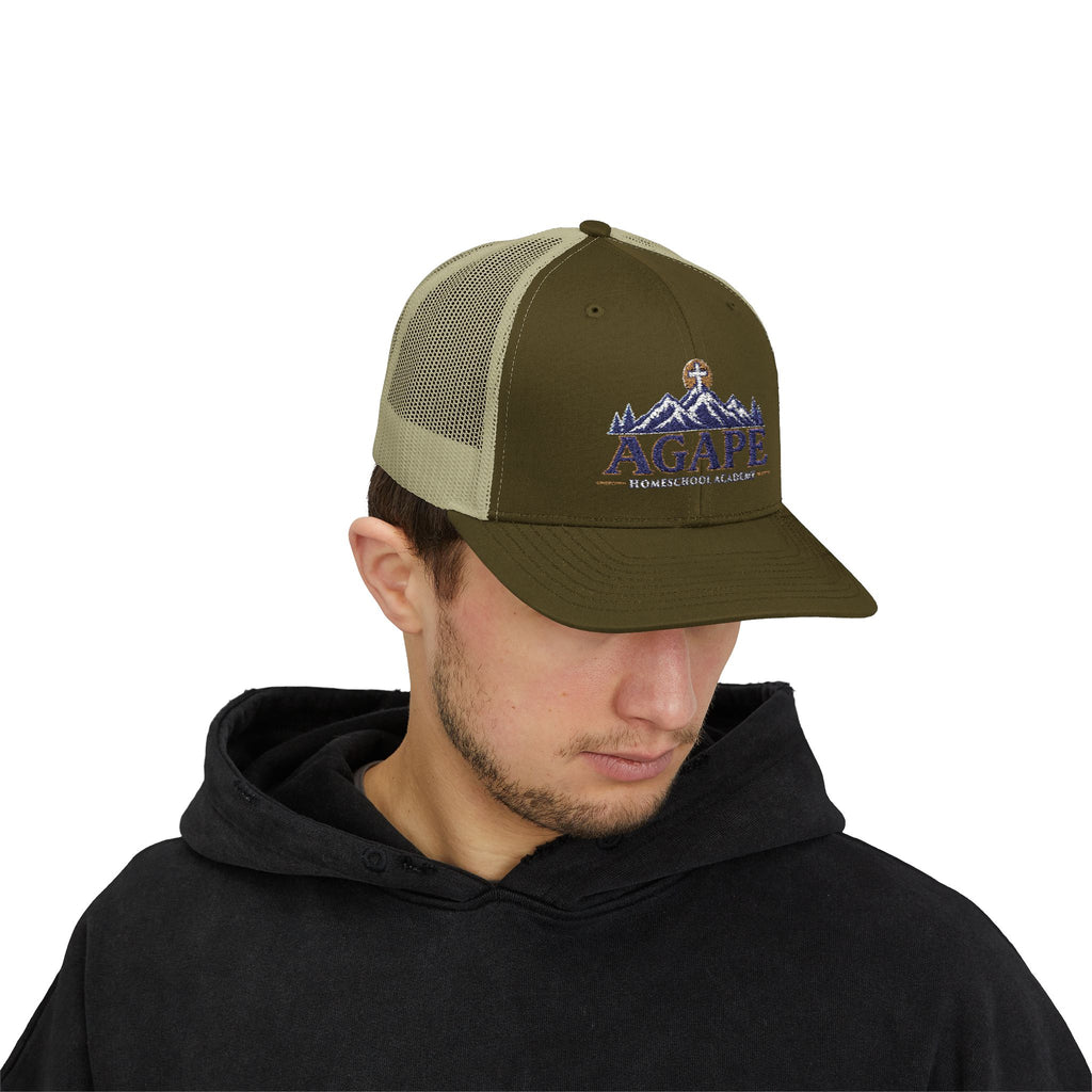 Agape Homeschool Academy Mountain Trucker Hat