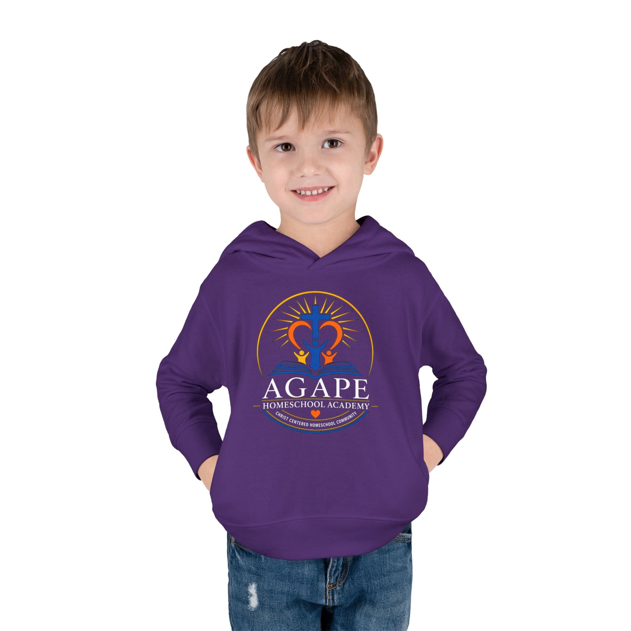 Tots Agape Homeschool Academy Logo Pullover Hoodie