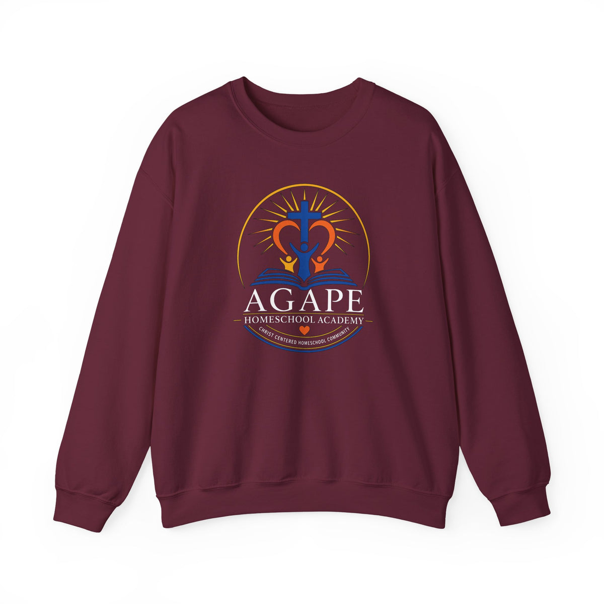 Lions Agape Homeschool Academy Logo Sweatshirt