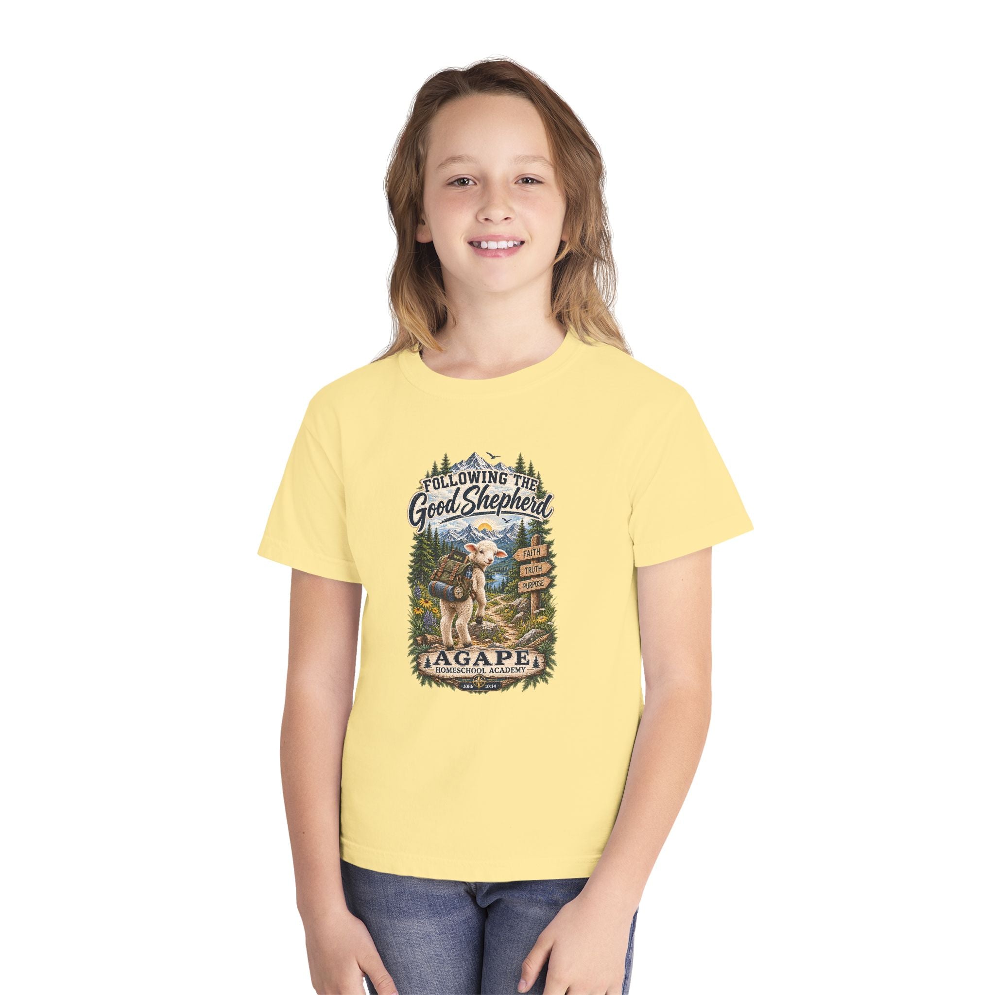Lambs Agape Homeschool Academy Good Shepherd Tee