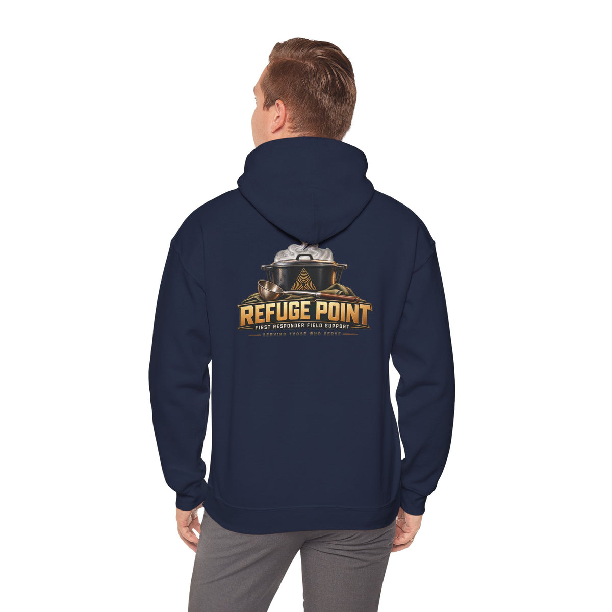 Refuge Point - Serving Those Who Serve Hoodie, Refuge Point First Responder Support Pullover Hoodie
