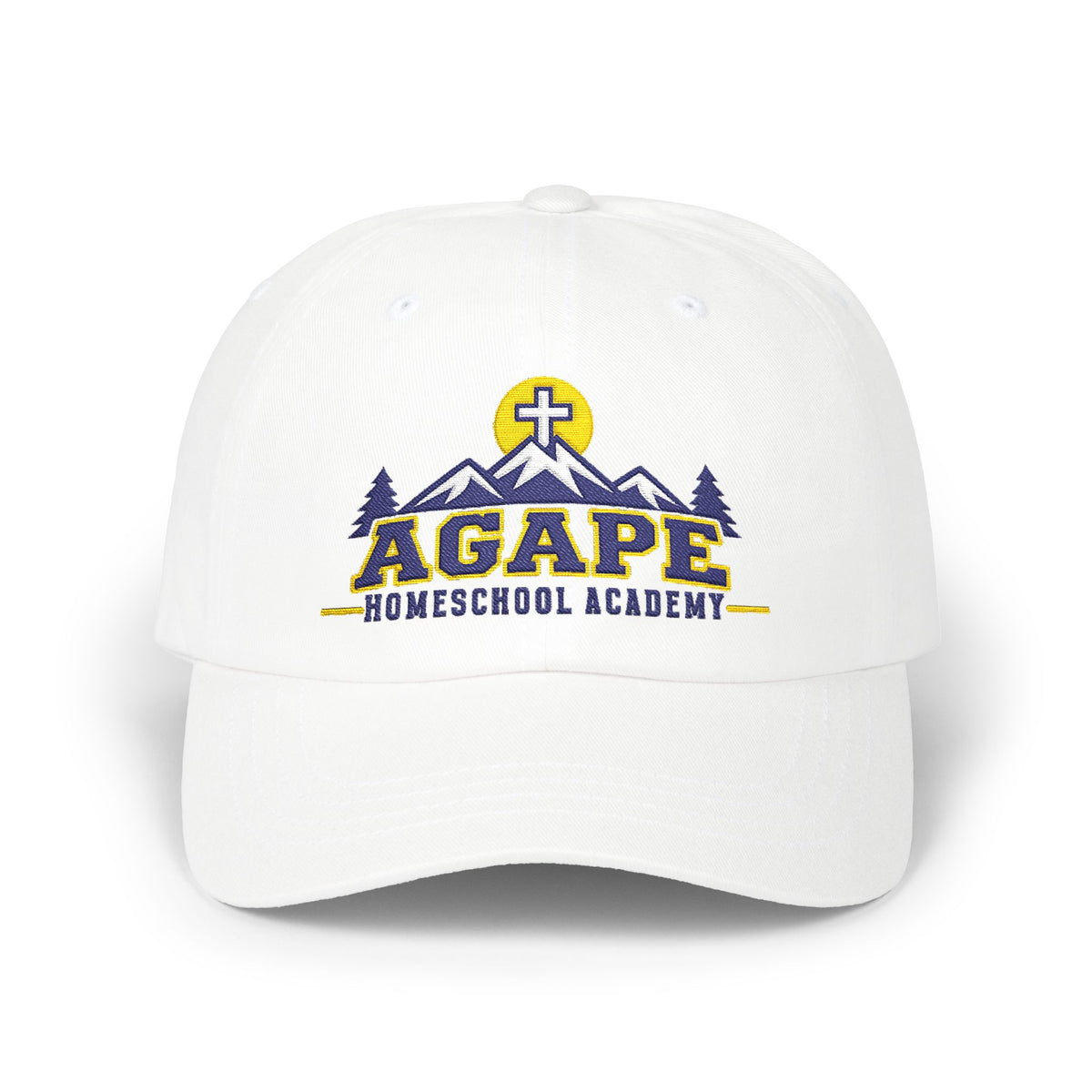 Agape Homeschool Academy Embroidered Mountain Dad Hat