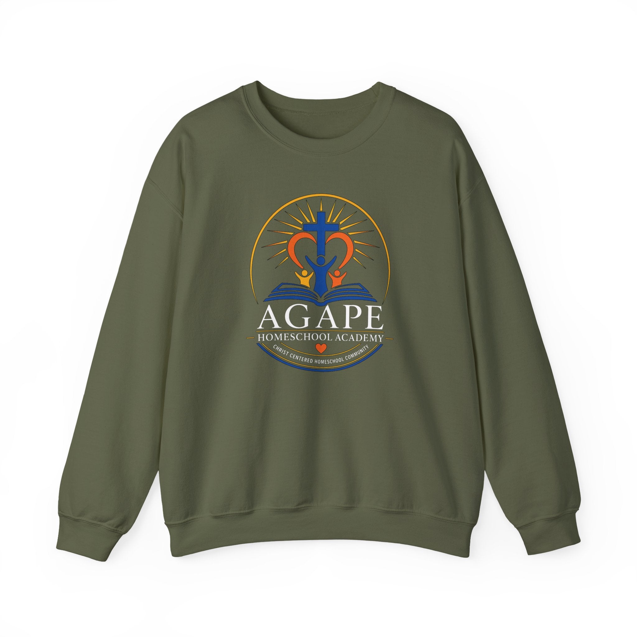 Lambs Agape Homeschool Academy Logo Sweatshirt