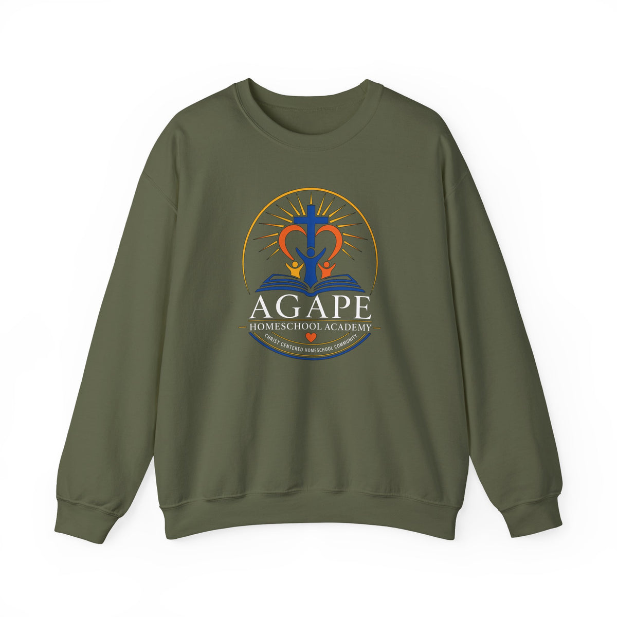 Lions Agape Homeschool Academy Logo Sweatshirt