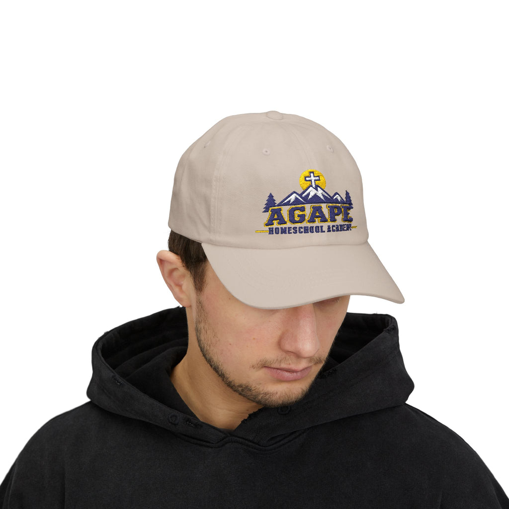 Agape Homeschool Academy Embroidered Mountain Dad Hat