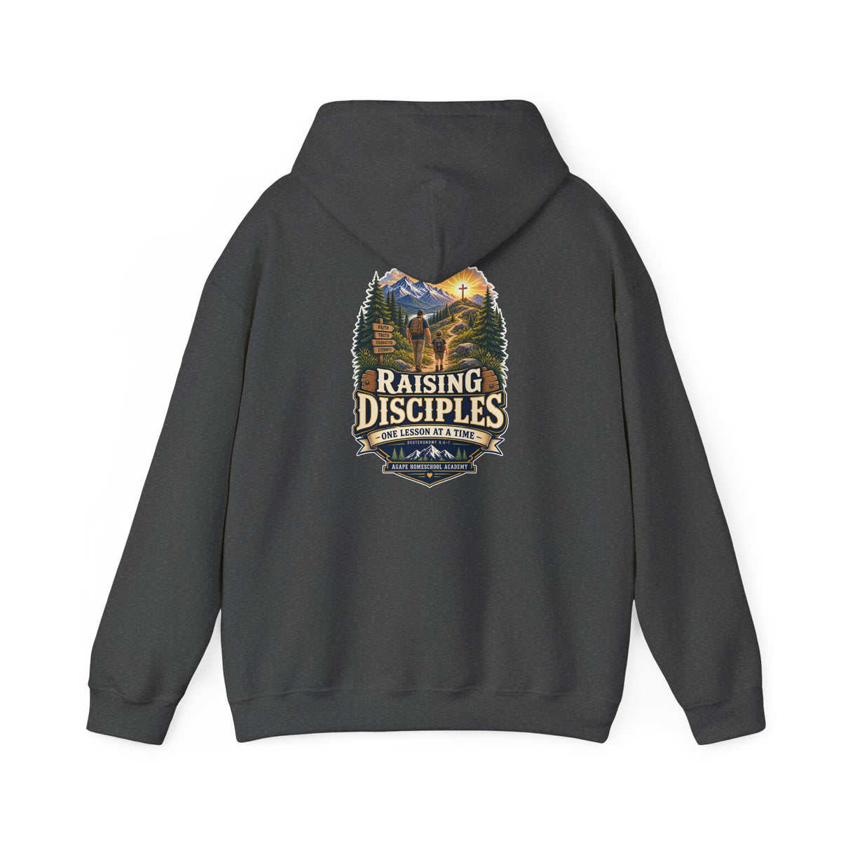 Men's Agape Homeschool Raising Disciples Pullover Hoodie