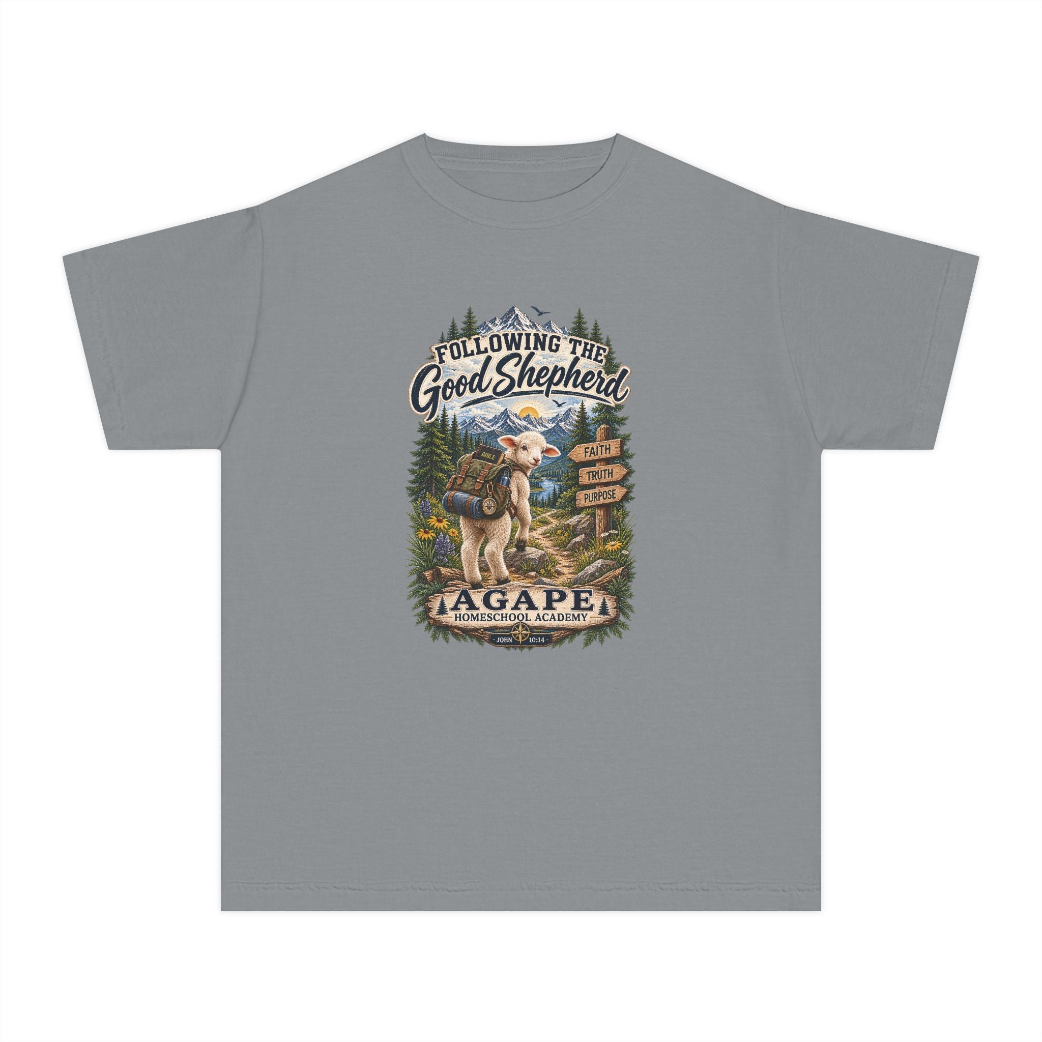 Lambs Agape Homeschool Academy Good Shepherd Tee