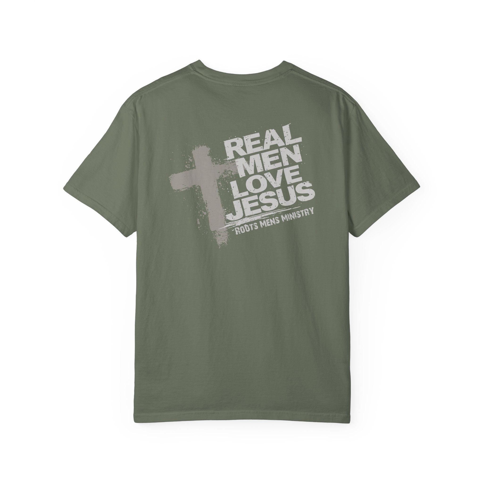 Roots Men's Ministry's "Real Men Love Jesus" T-Shirt