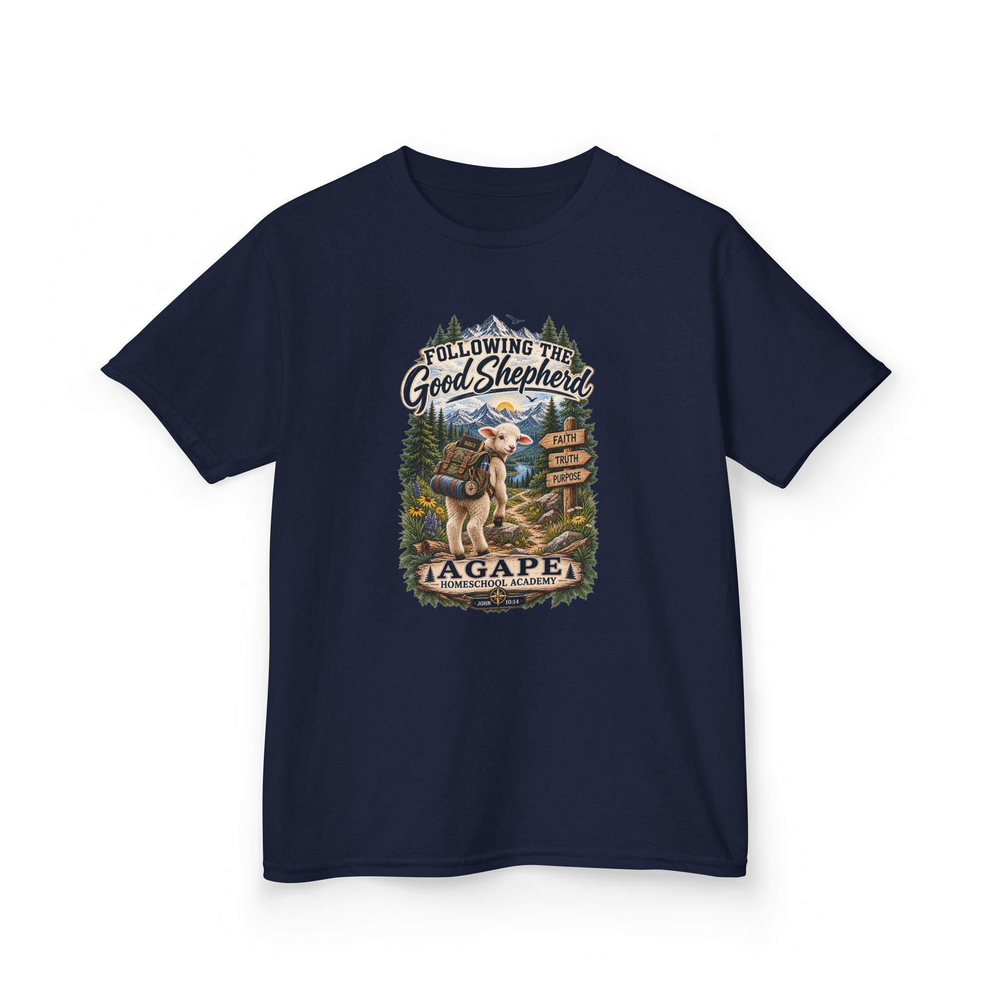 Lambs Agape Homeschool Academy Good Shepherd Tee