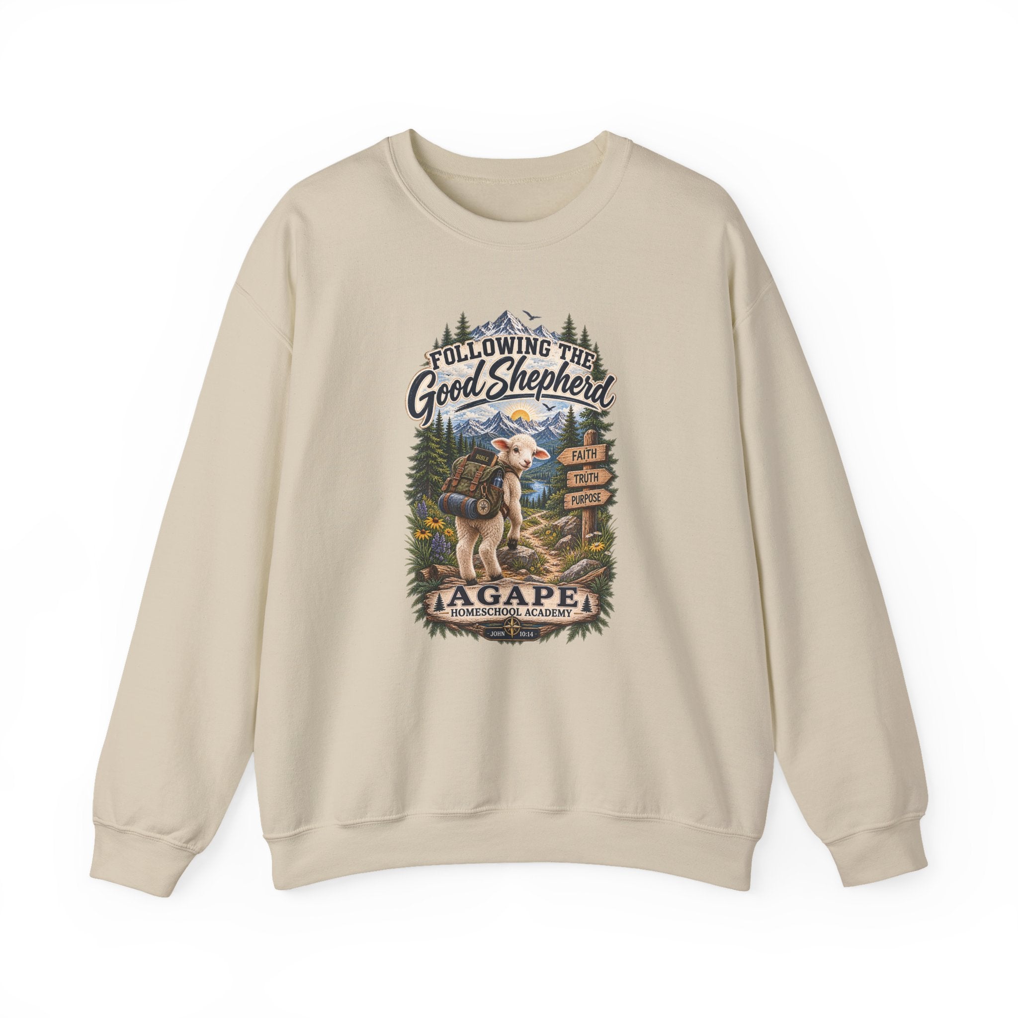 Lambs Agape Homeschool Academy Good Shepherd Sweatshirt