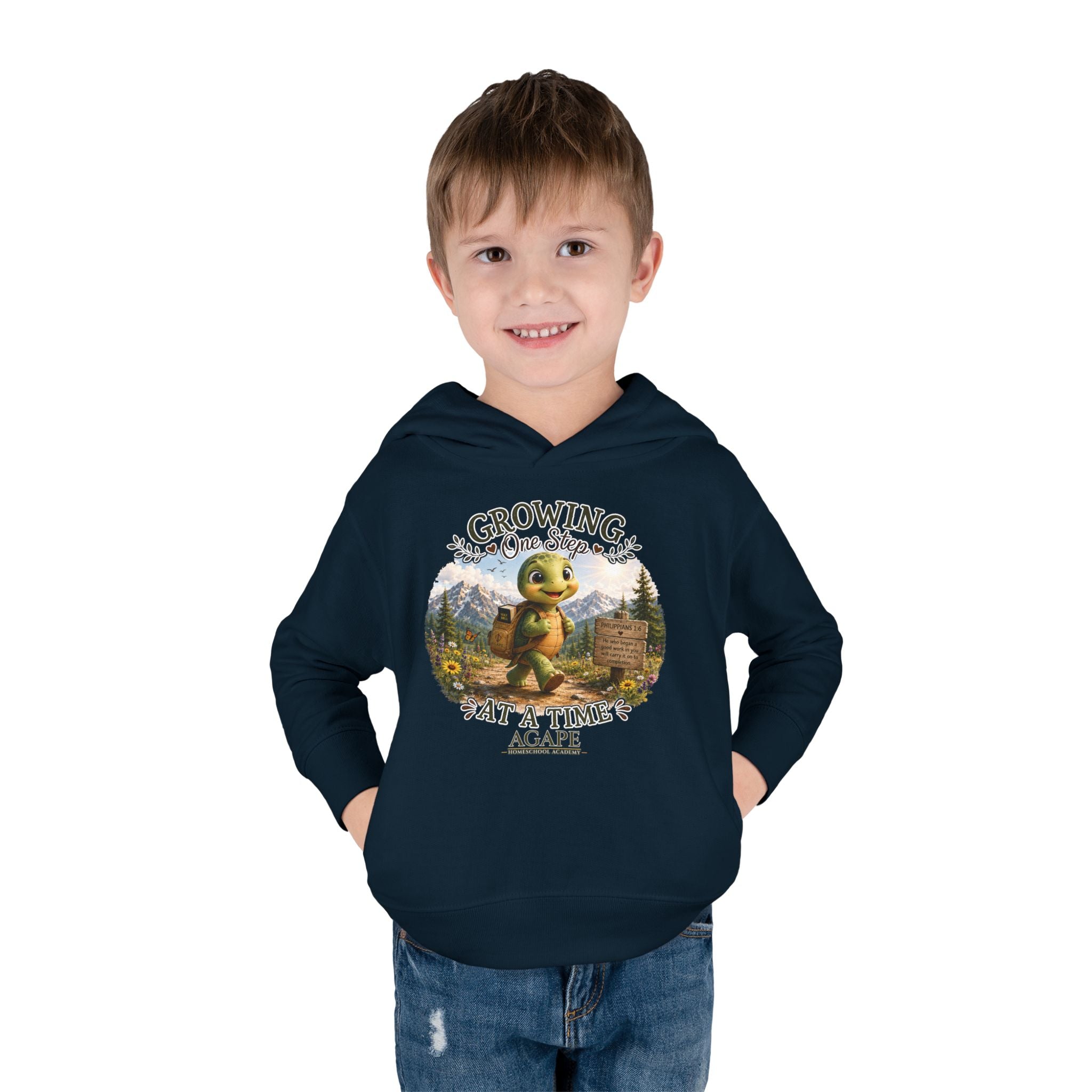 Tots Growing One Step At A Time Pullover Hoodie