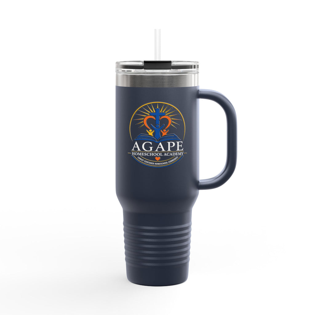40oz Agape Homeschool Academy Logo Insulated Tumbler