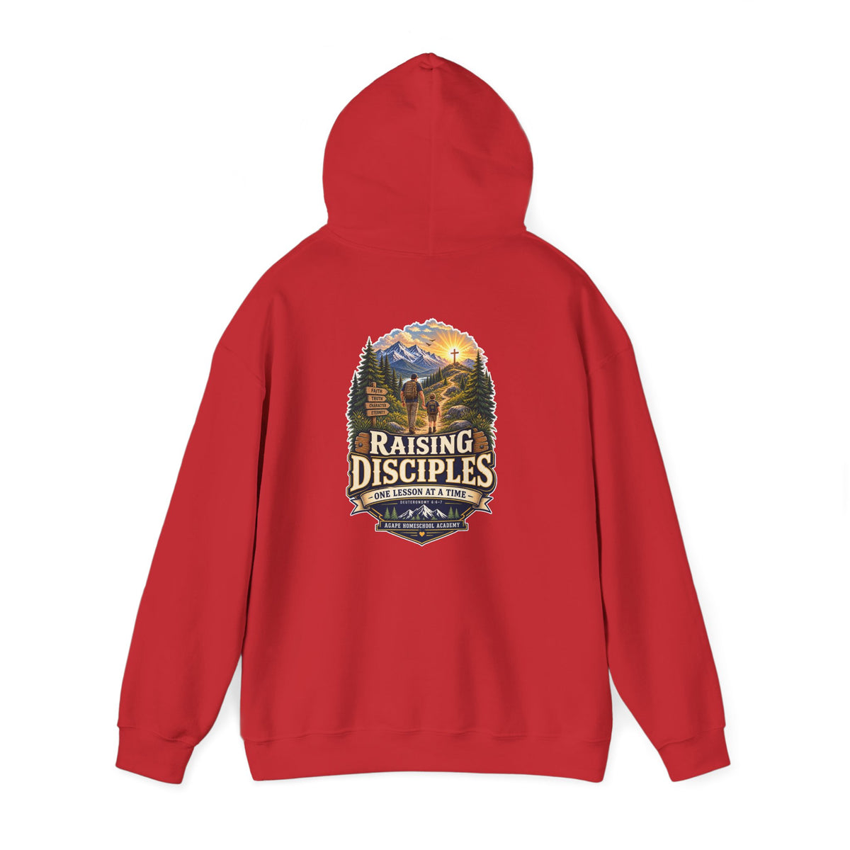 Men's Agape Homeschool Raising Disciples Pullover Hoodie