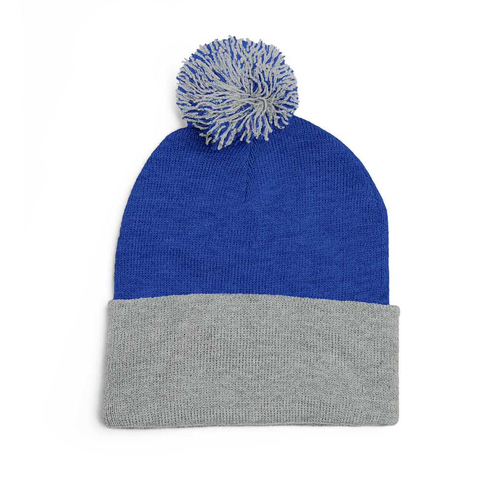 Agape Homeschool Academy Embroidered Pom Pom Beanie (Dark Colors)
