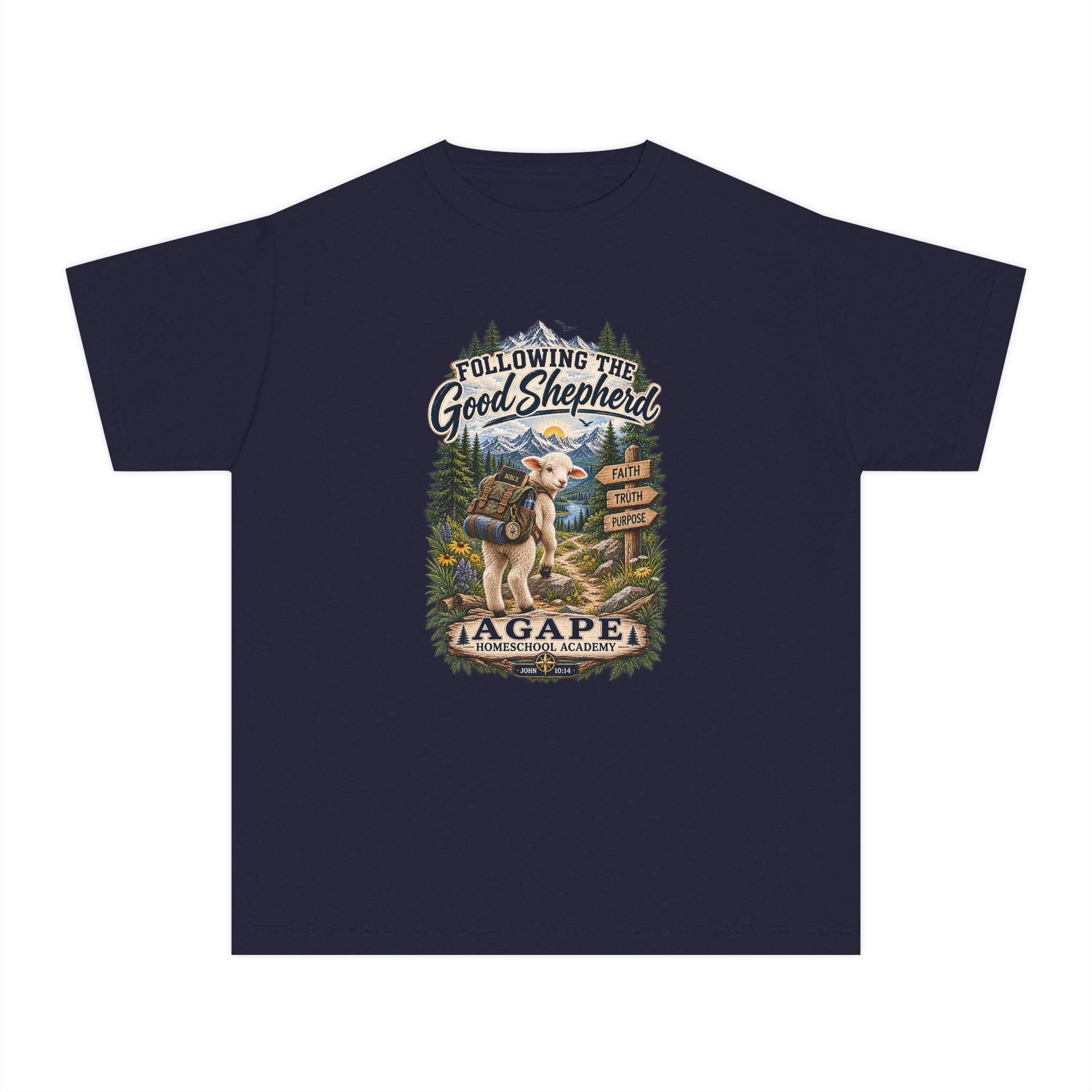 Lambs Agape Homeschool Academy Good Shepherd Tee