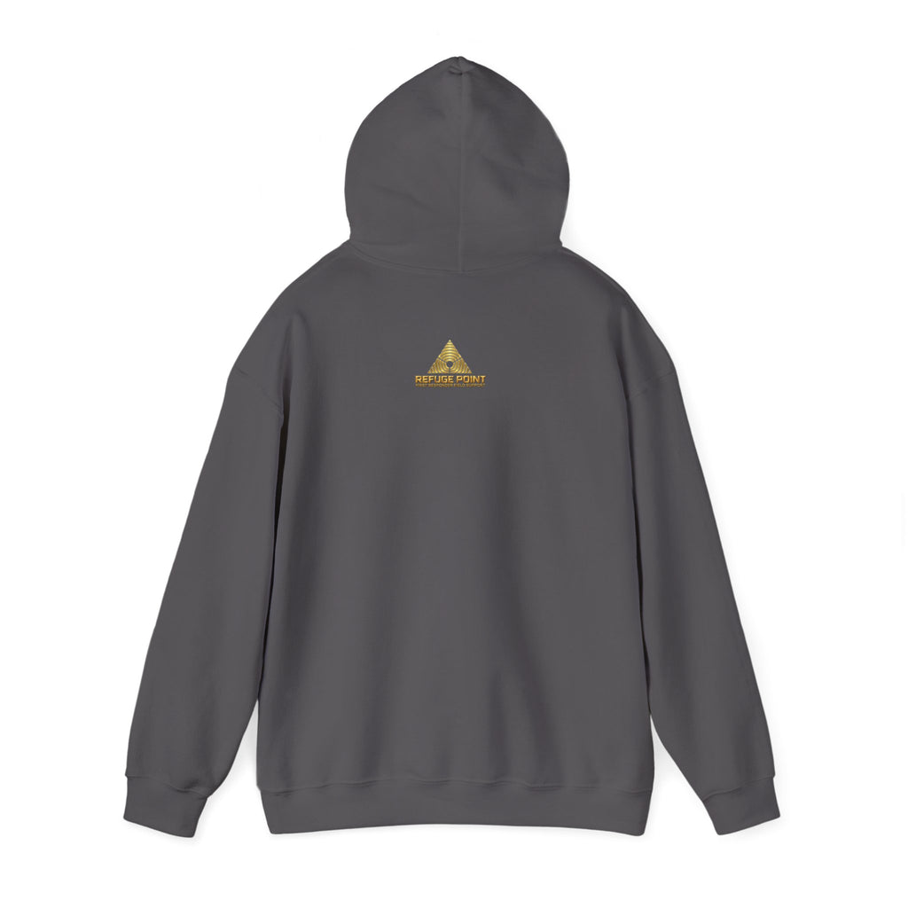 Refuge Point - Volunteer Serving Those Who Serve Hoodie, First Responder Support Pullover Hoodie