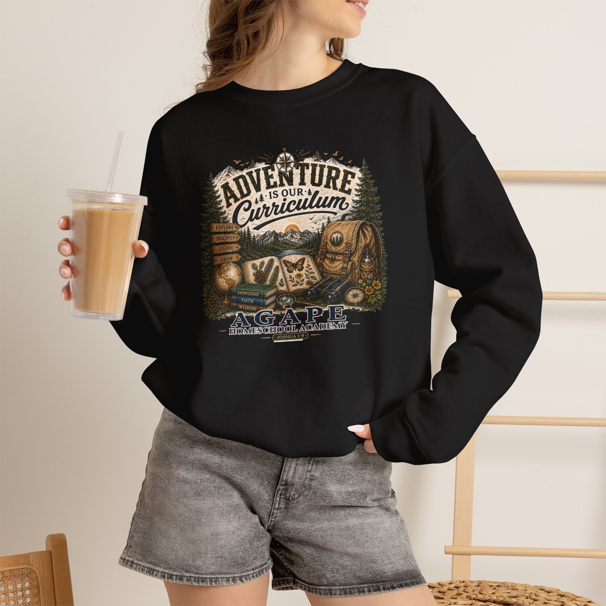 Lions Agape Homeschool Academy Adventure Sweatshirt