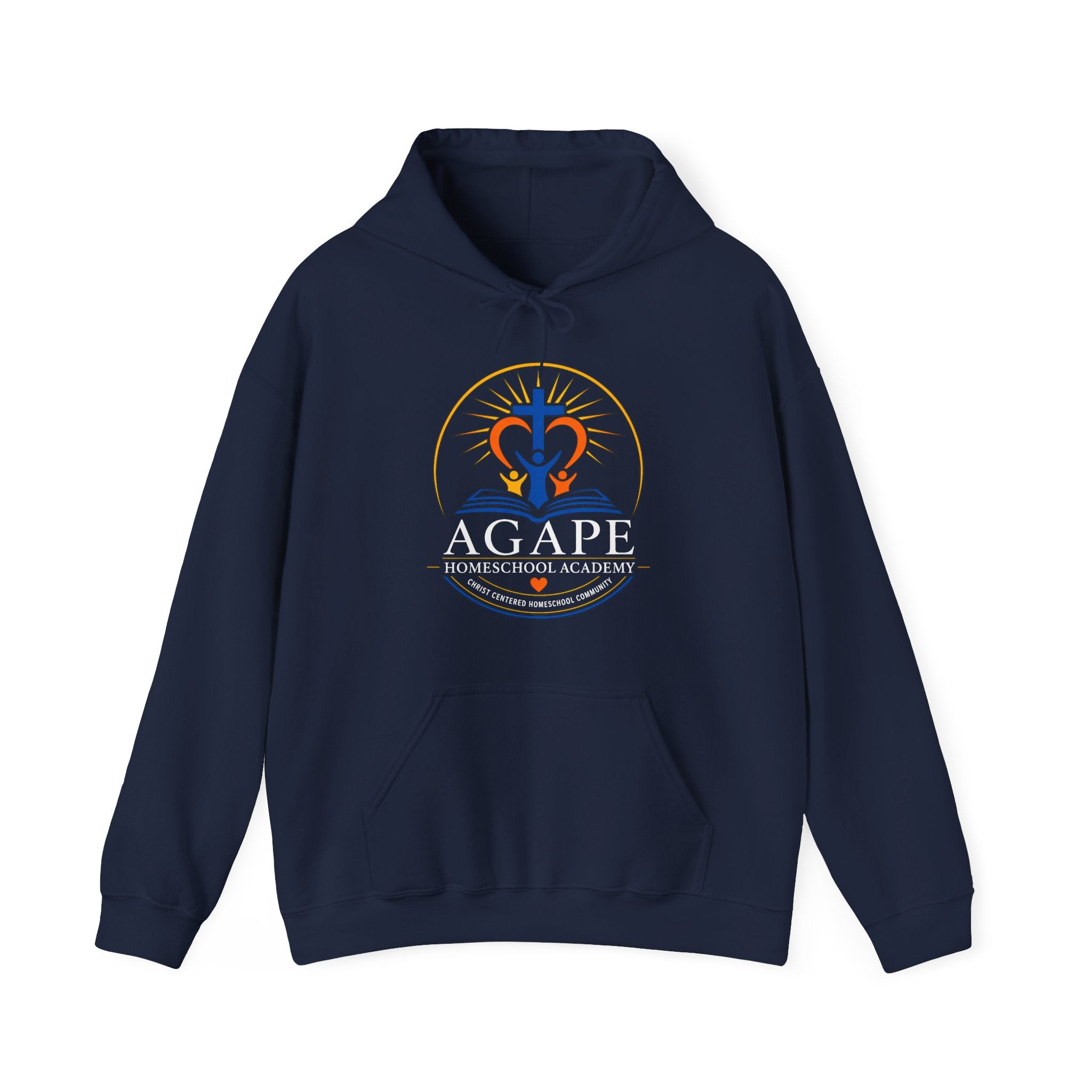 Lions Agape Homeschool Academy Logo Pullover Hoodie