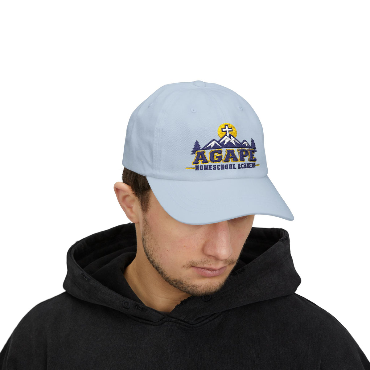 Agape Homeschool Academy Embroidered Mountain Dad Hat