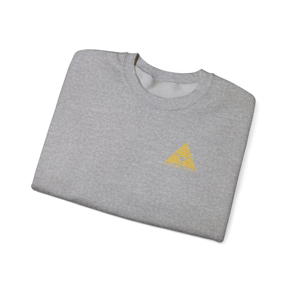 Refuge Point - Blessed Are the Peacemakers Crewneck Sweatshirt (Back Print), Matthew 5:9, First Responder Support Sweatshirt