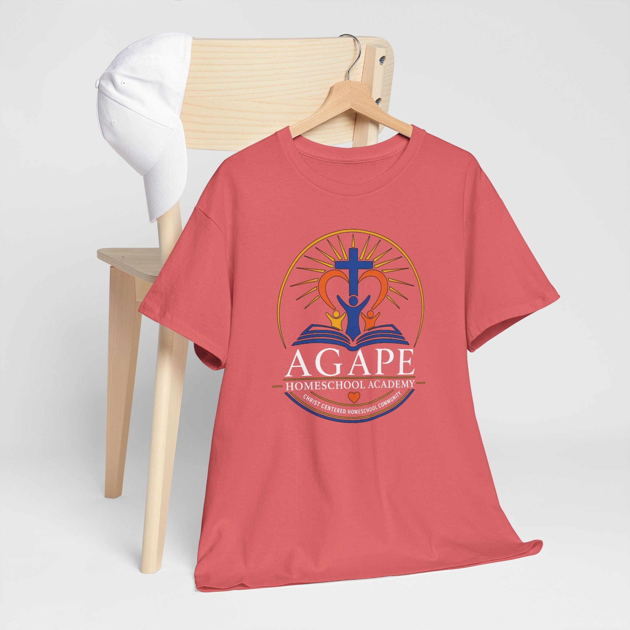 Adult Agape Homeschool Academy Logo Tee