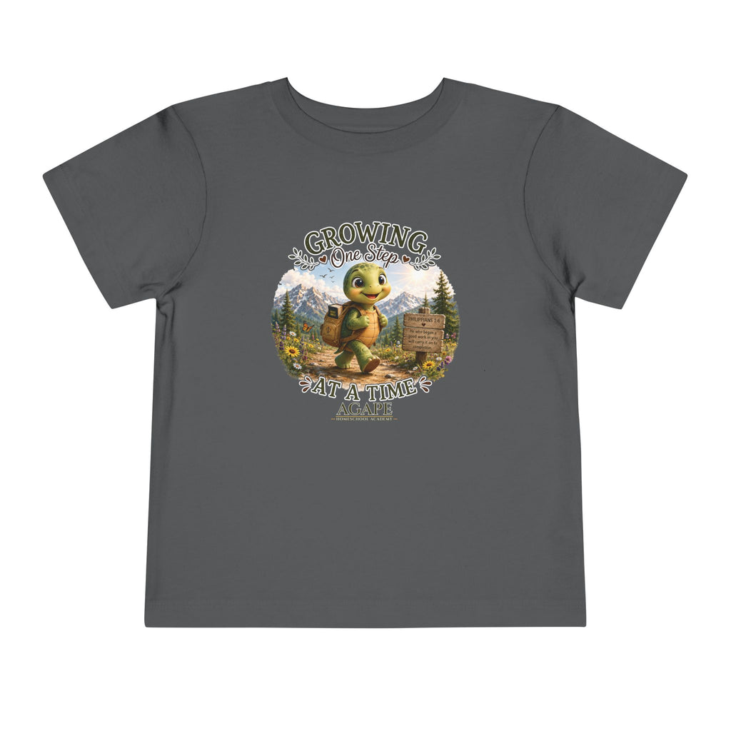 Tots Growing One Step At A Time Turtle Tee