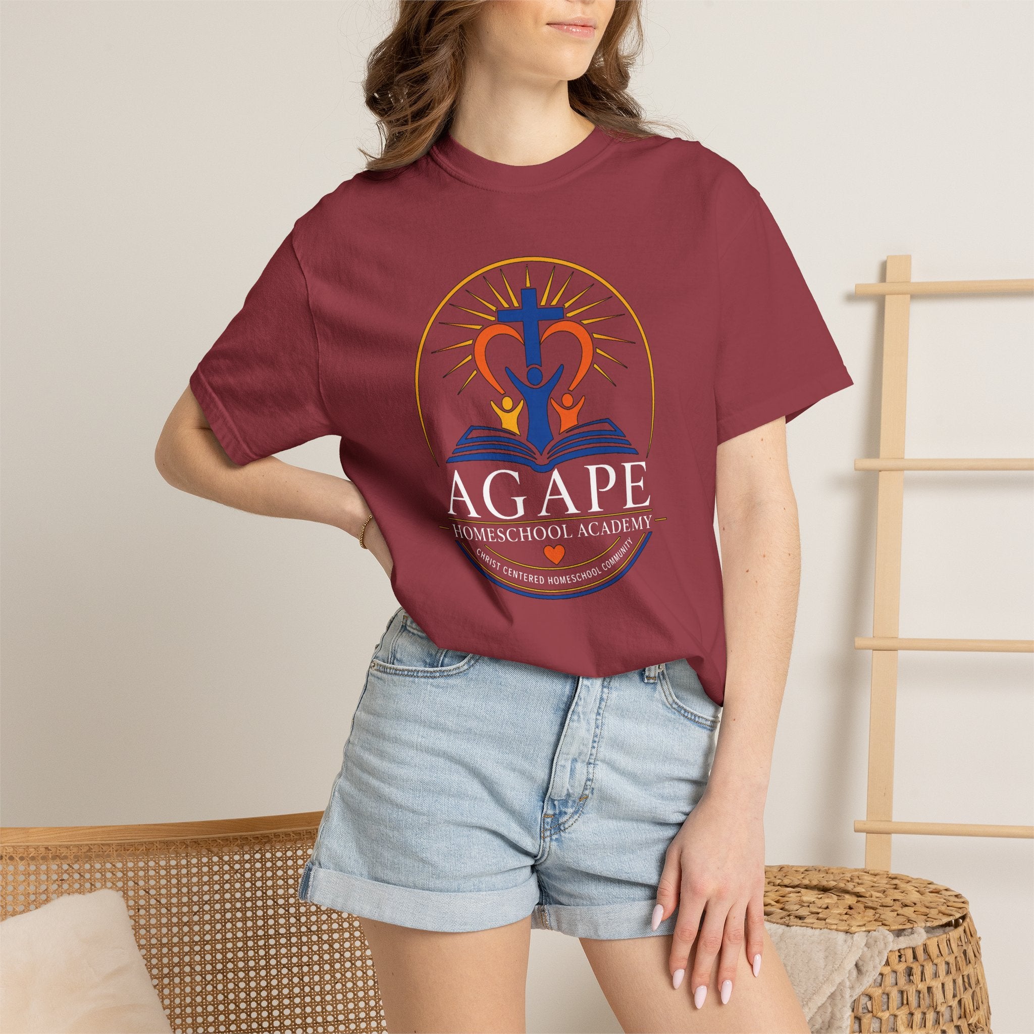 Lions Agape Homeschool Academy Logo Tee