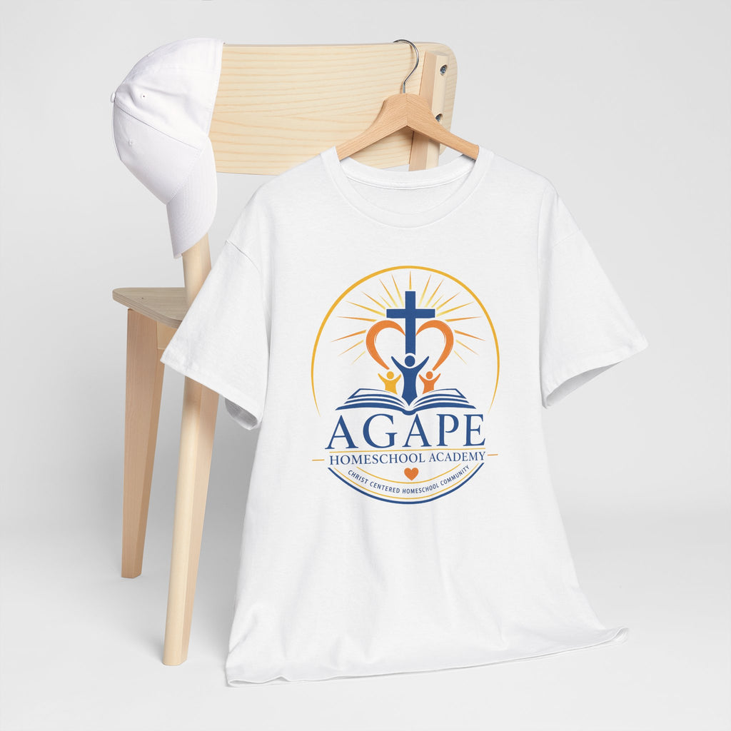 Adult Agape Homeschool Academy Logo Tee