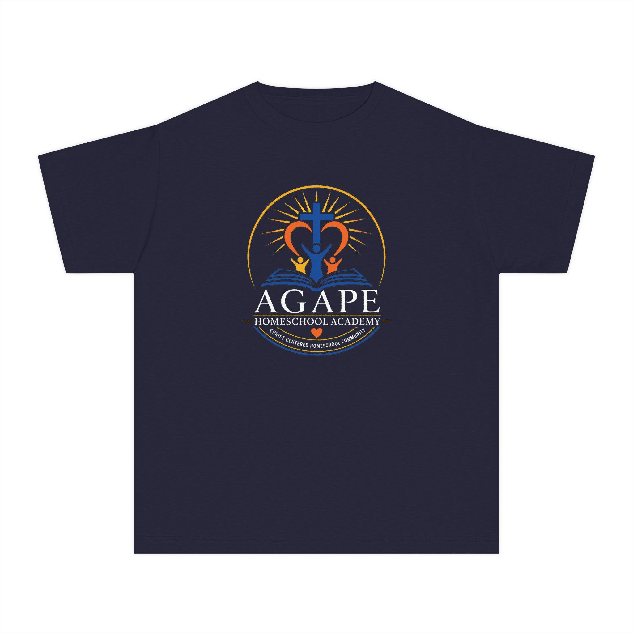 Lambs Agape Homeschool Academy Logo Tee