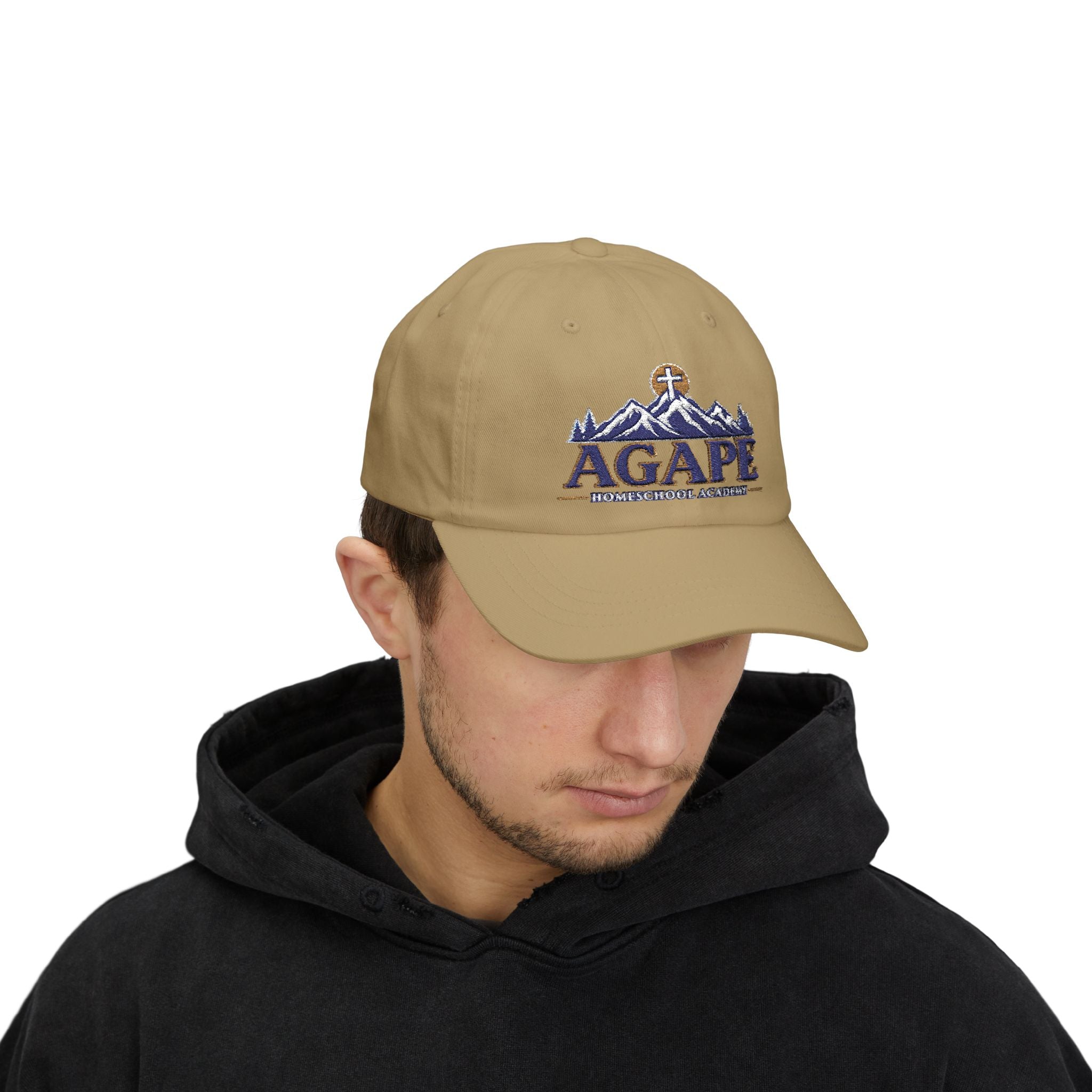 Agape Homeschool Academy Embroidered Mountain Dad Hat