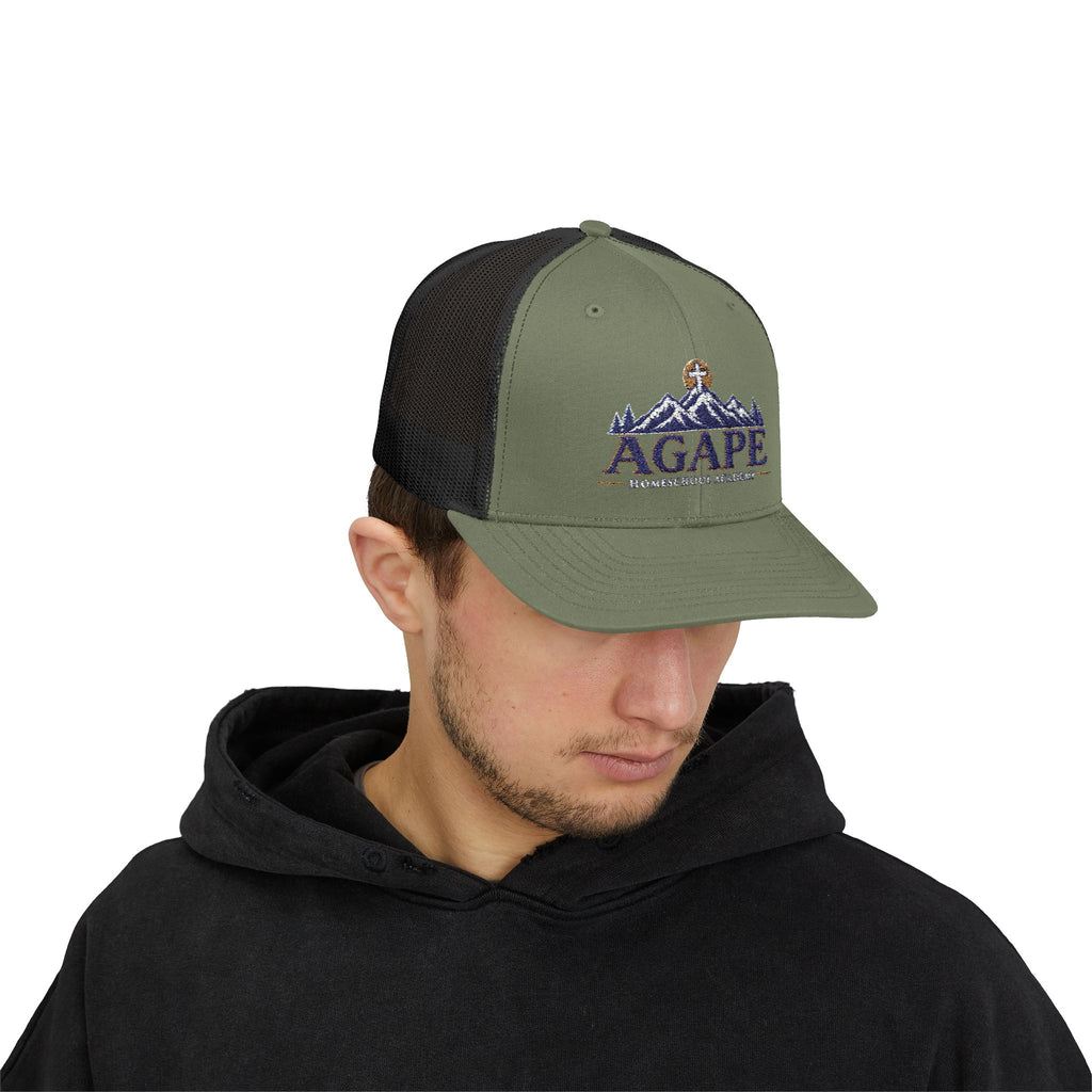 Agape Homeschool Academy Mountain Trucker Hat