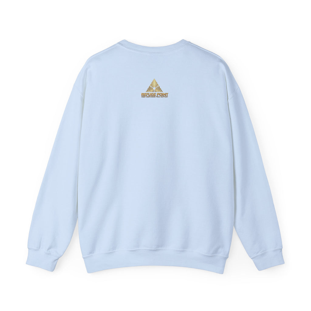 Refuge Point - Dutch Oven Crewneck Sweatshirt Sweatshirt, First Responder Support Pullover Sweatshirt