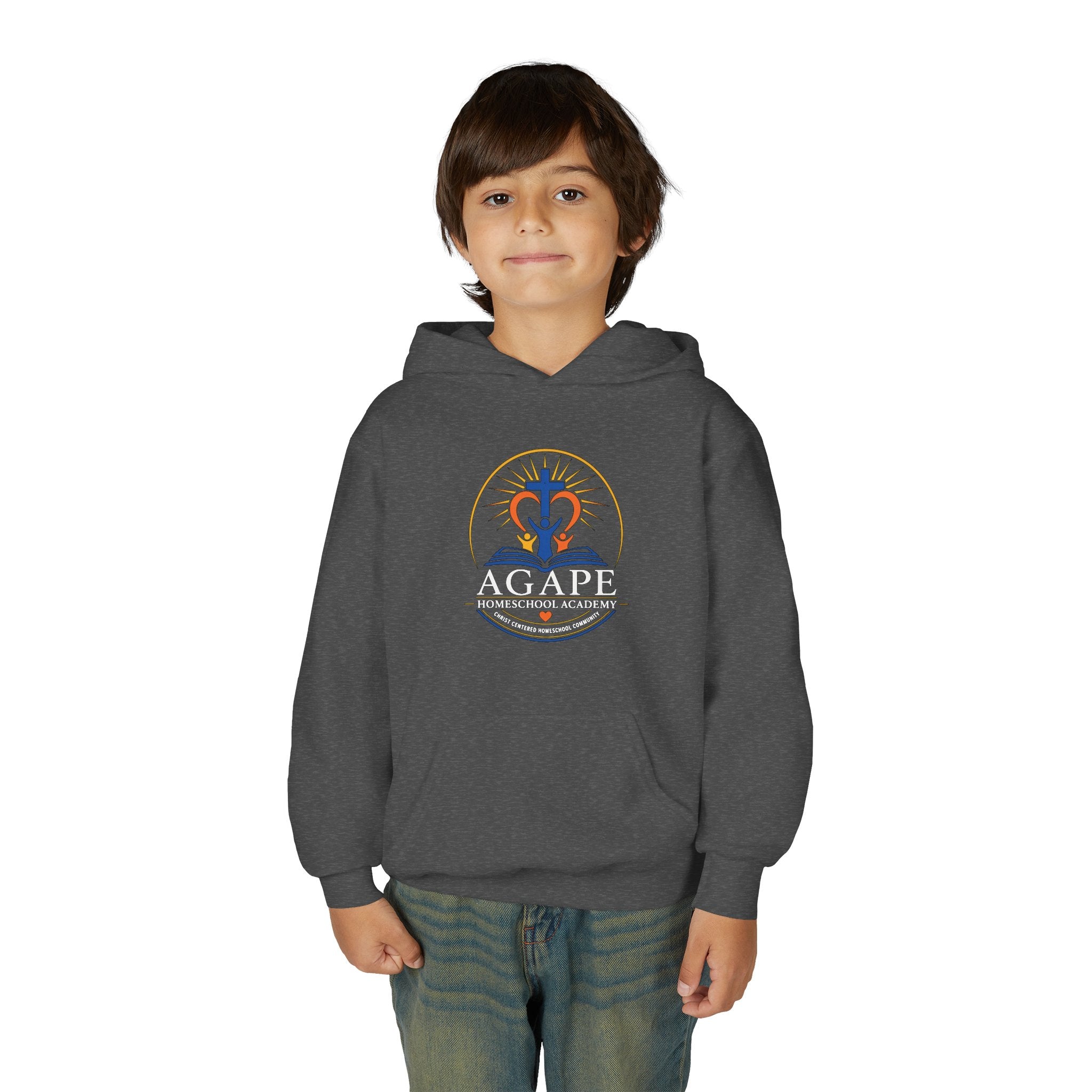 Doves Agape Christian Academy Logo Pullover Hoodie
