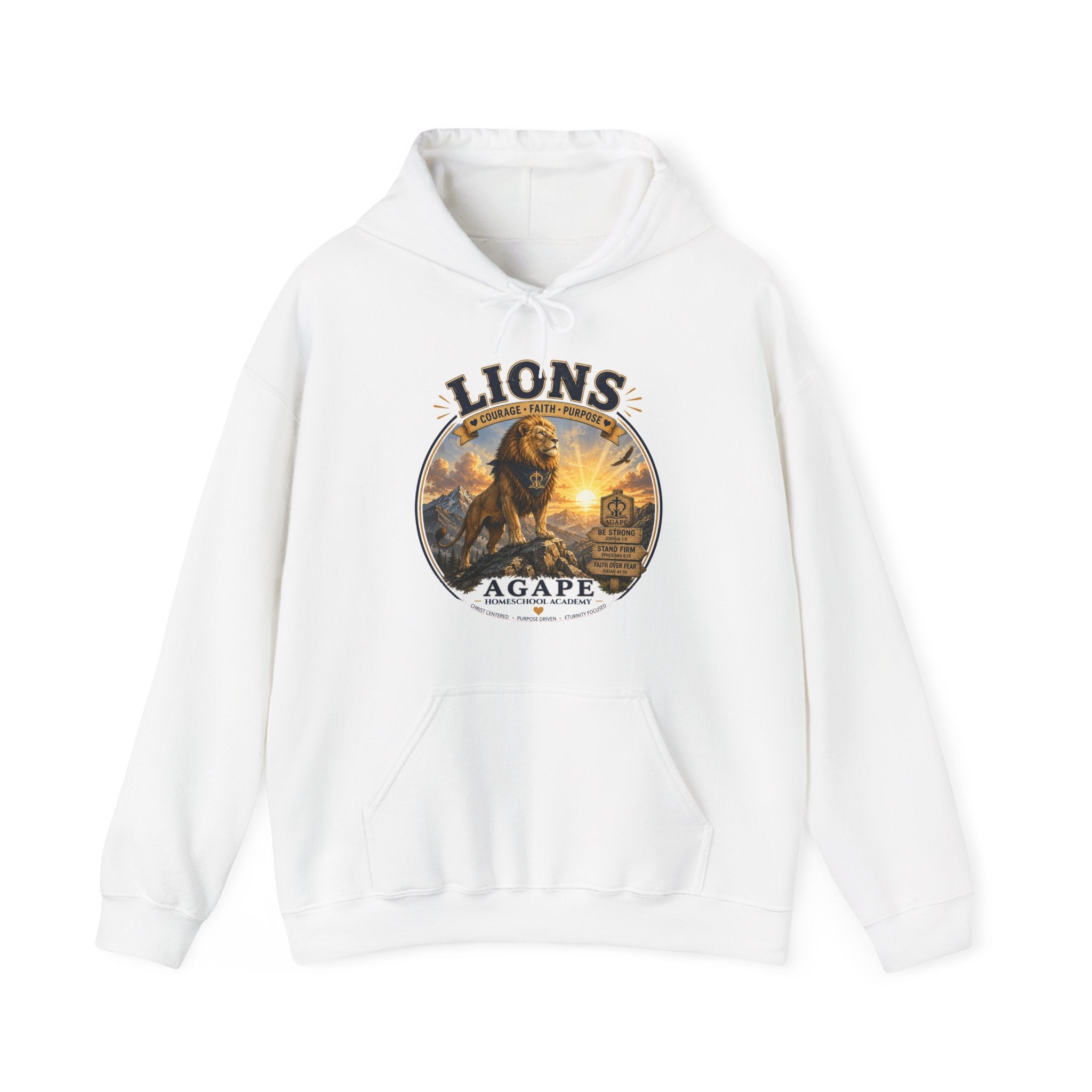 Lions Agape Homeschool Academy Pullover Hoodie