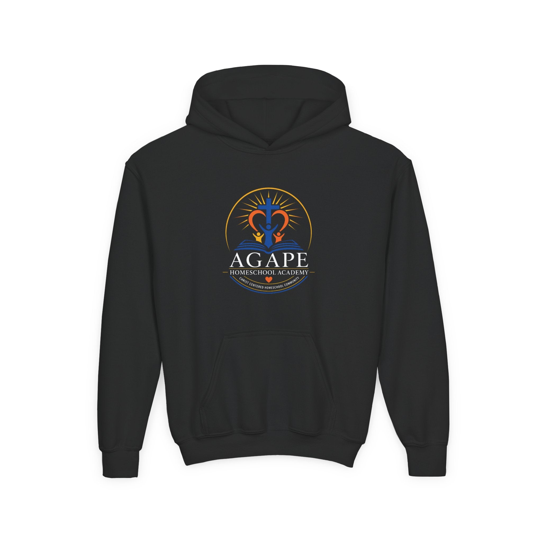 Lambs Agape Homeschool Academy Logo Hoodie